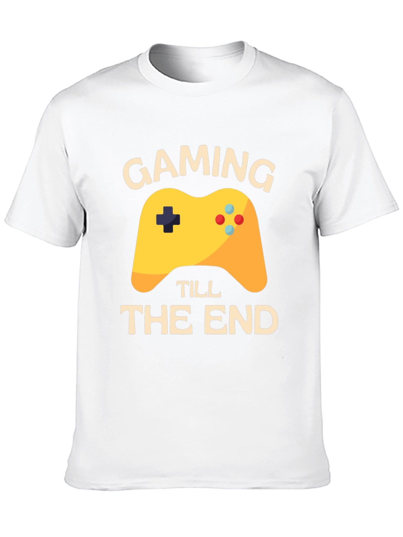 Gaming Till The End Black T-Shirt