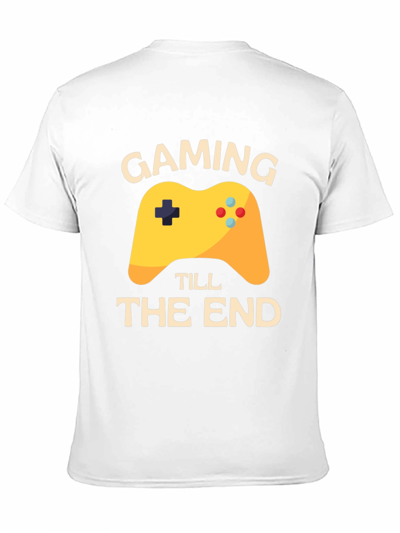 Gaming Till The End Black T-Shirt