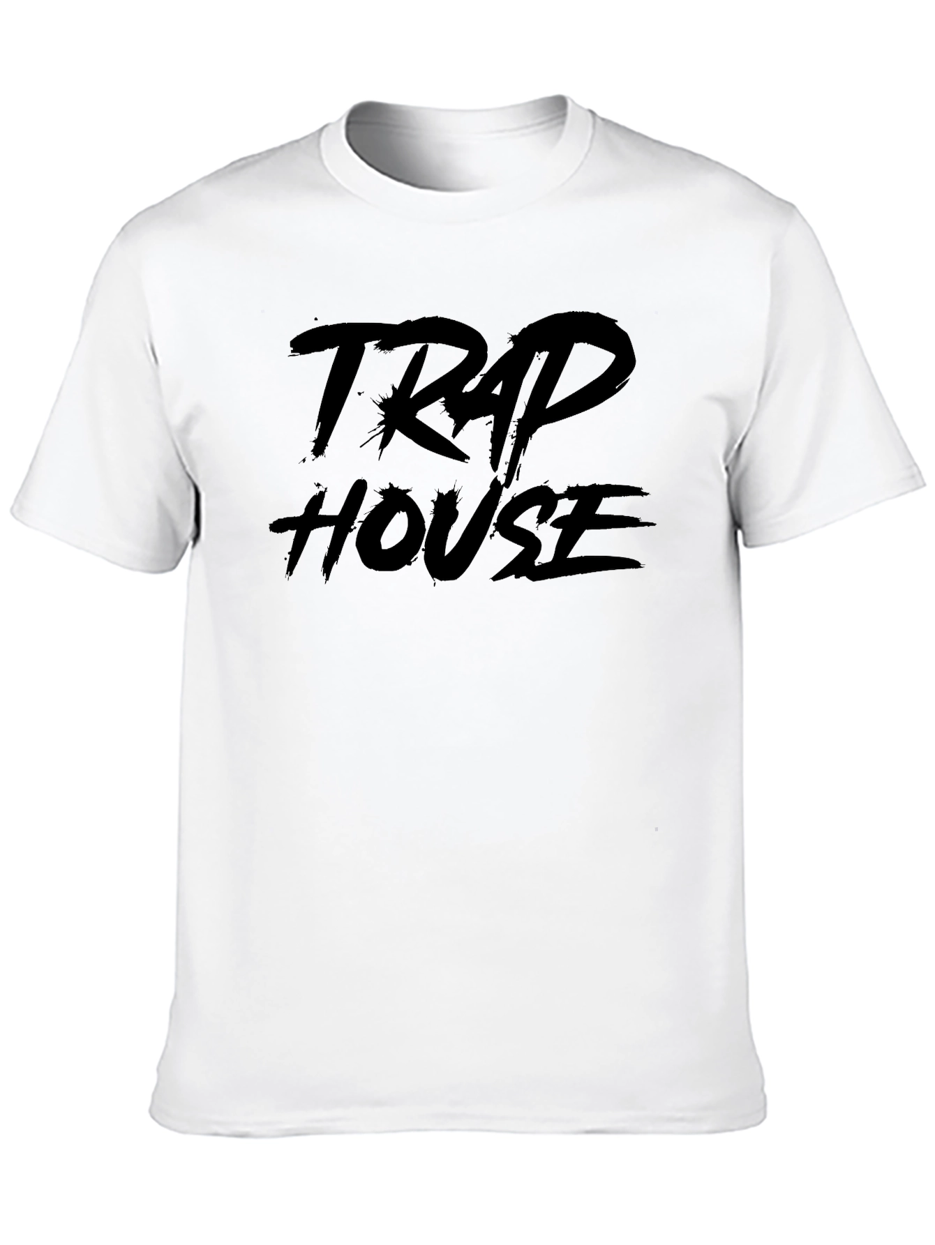 Trap House Graphic Black T-Shirt