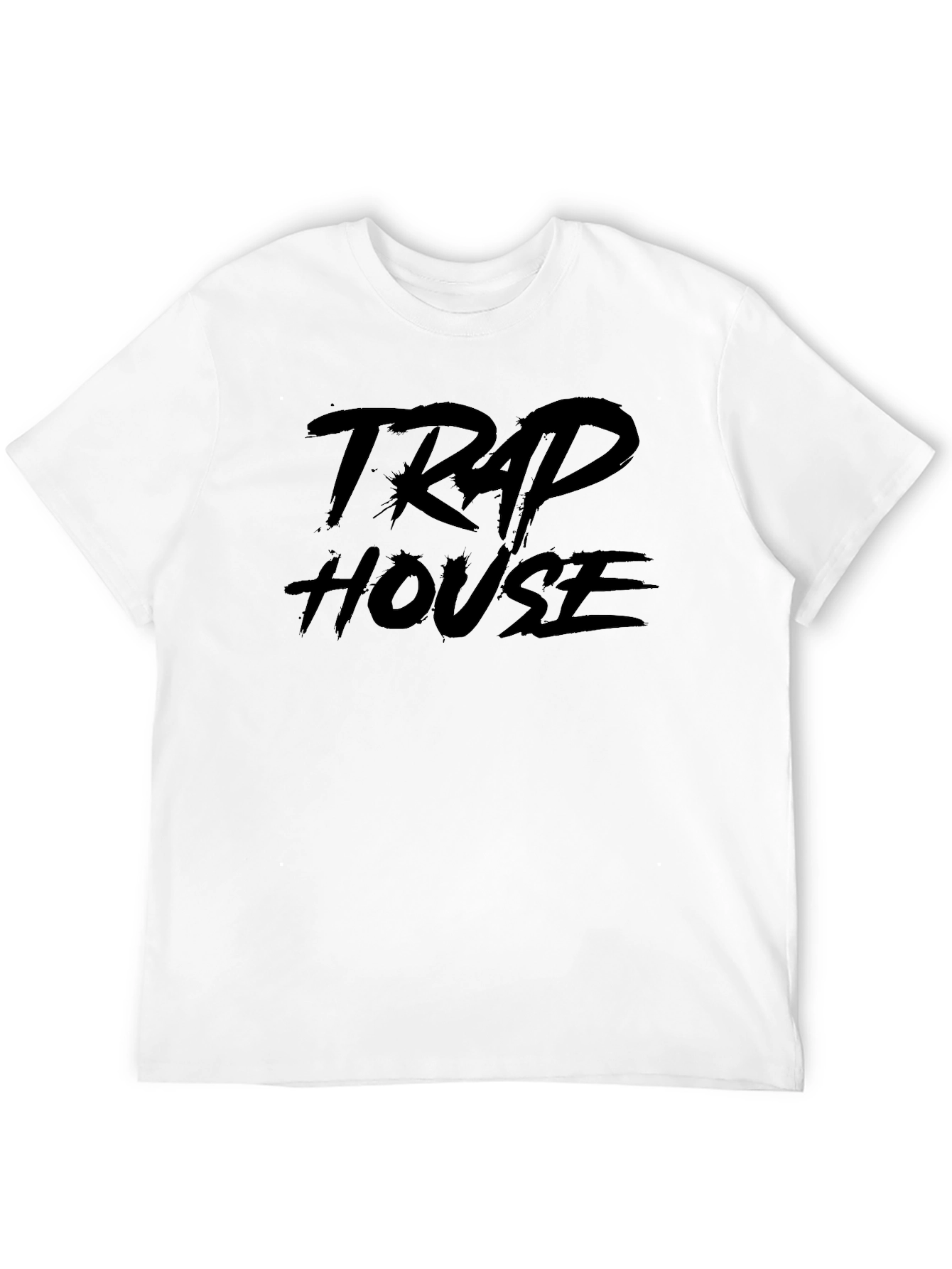Trap House Graphic Black T-Shirt