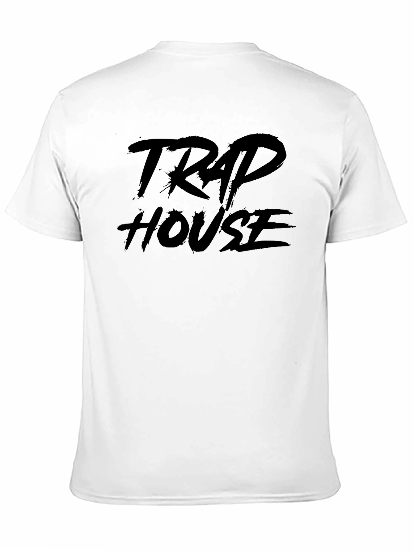 Trap House Graphic Black T-Shirt