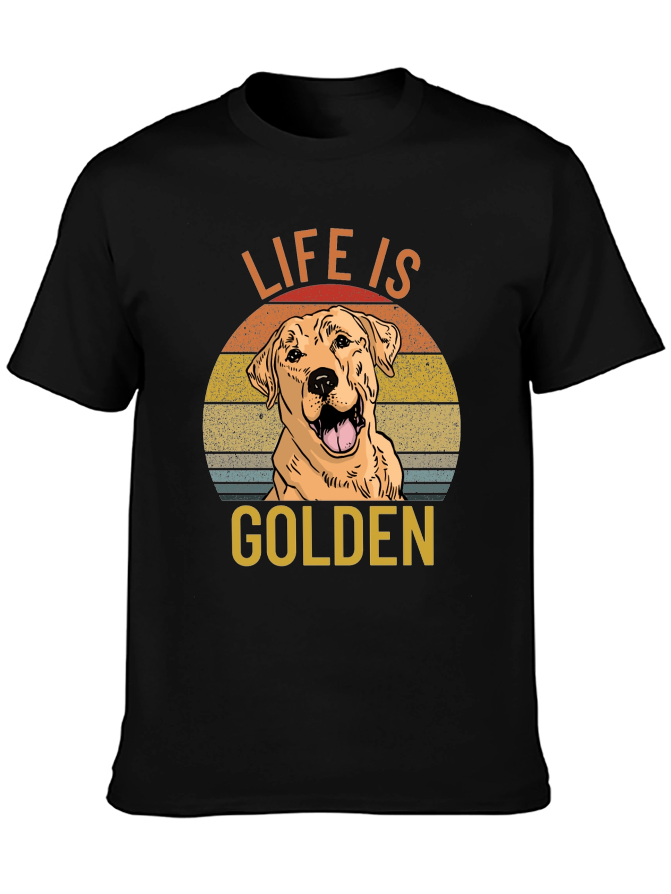 Life is Golden Dog Graphic T-Shirt