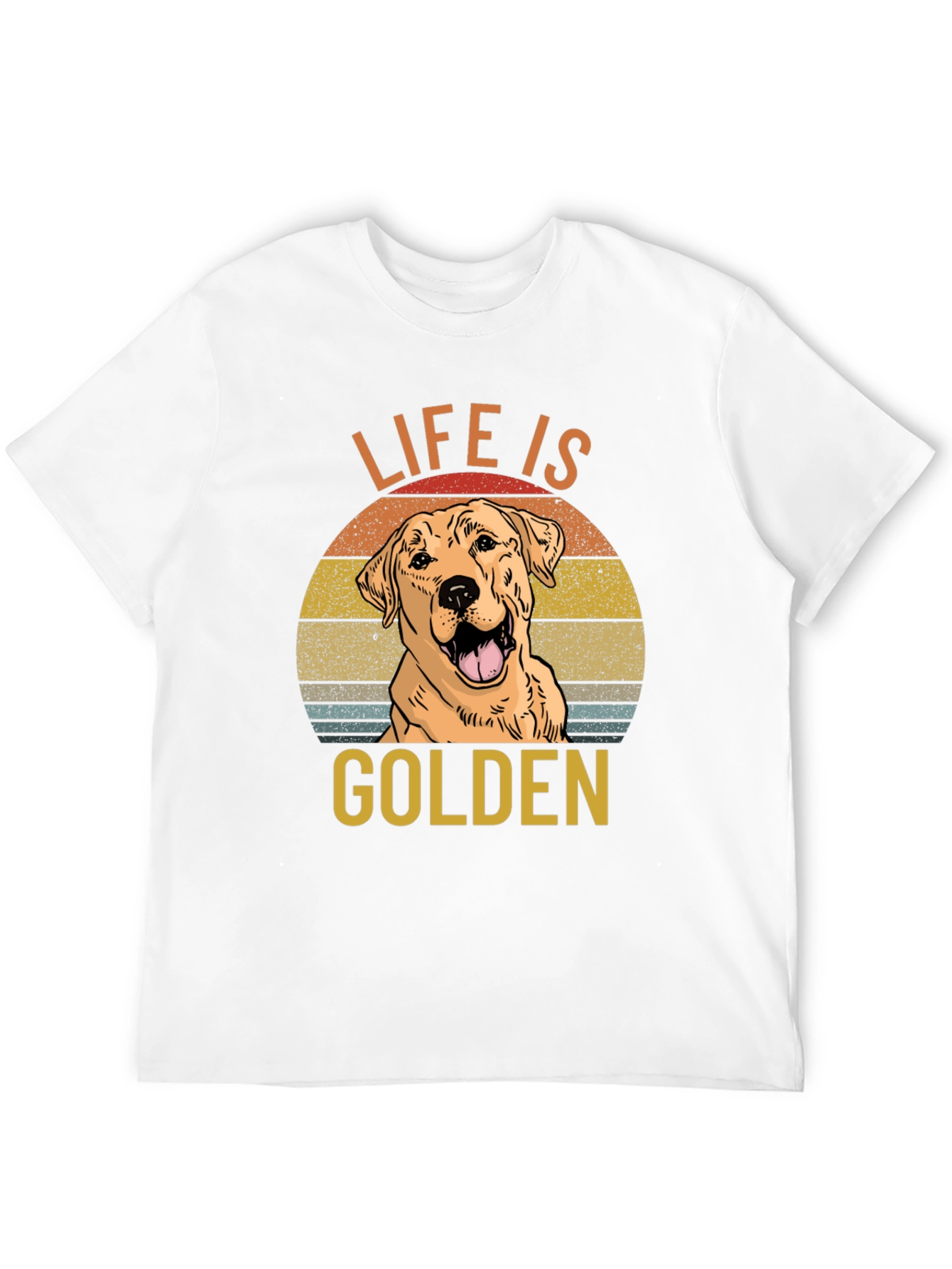 Life is Golden Dog Graphic T-Shirt