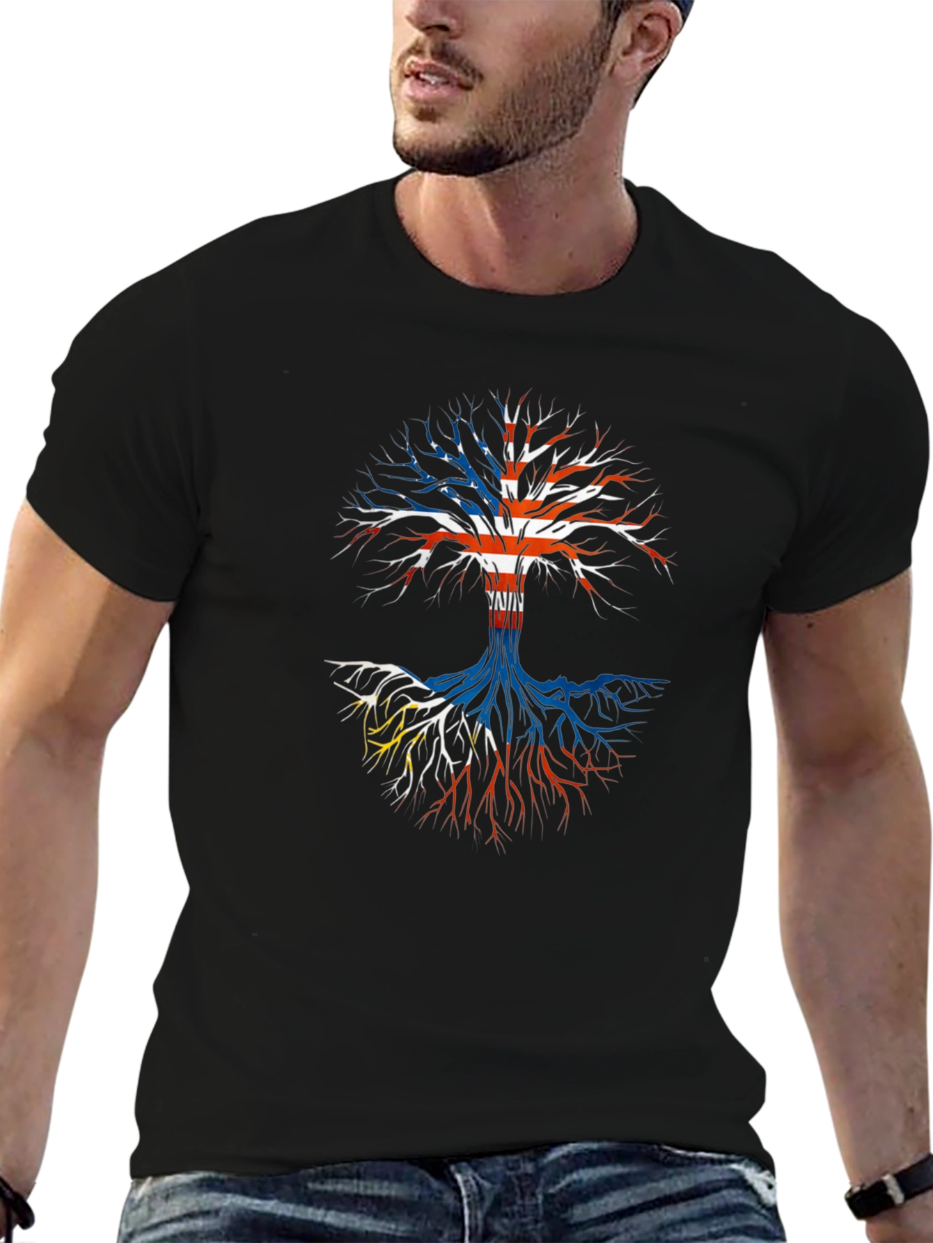 Family Tree Flag Roots T-Shirt