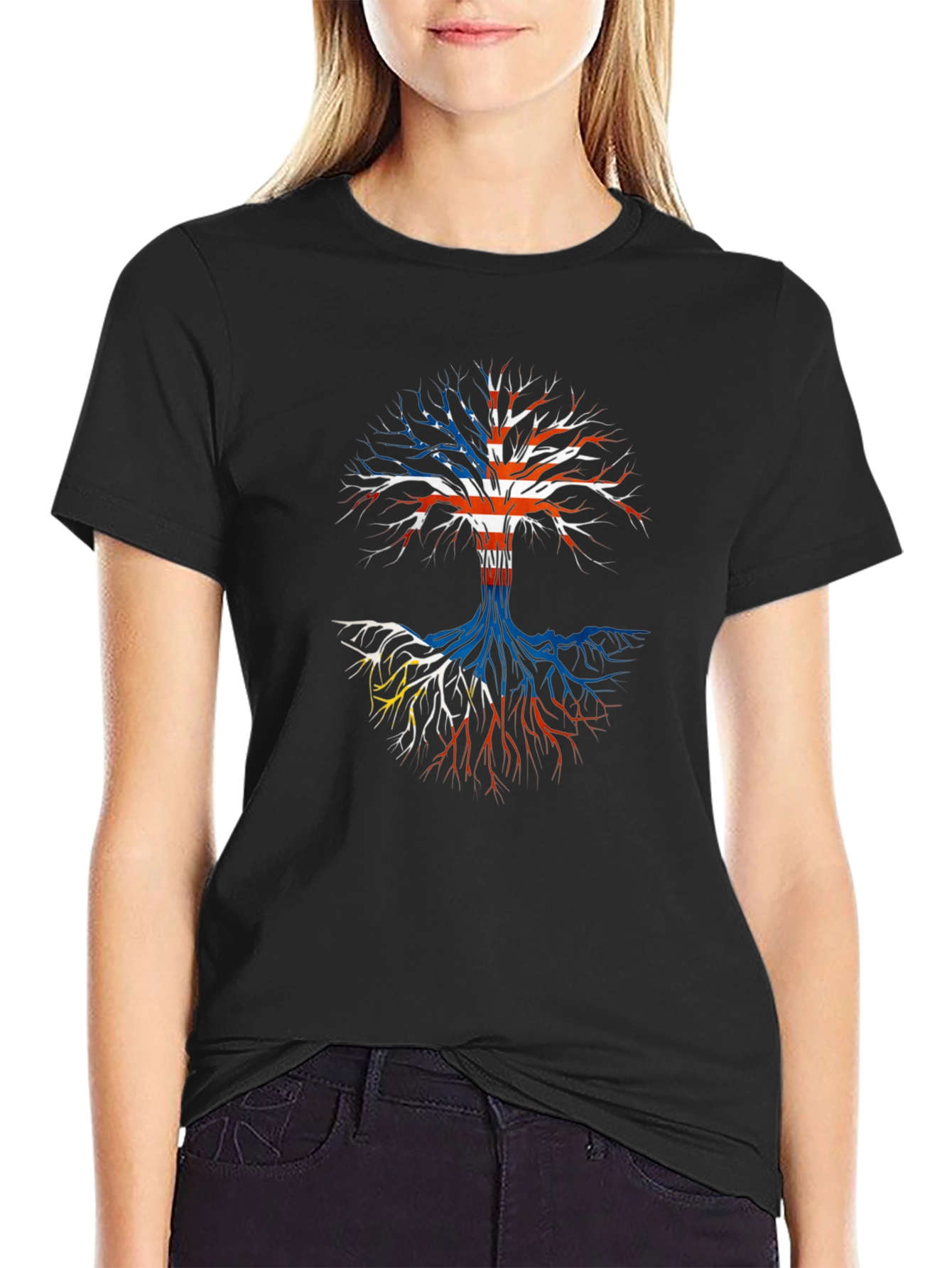 Family Tree Flag Roots T-Shirt