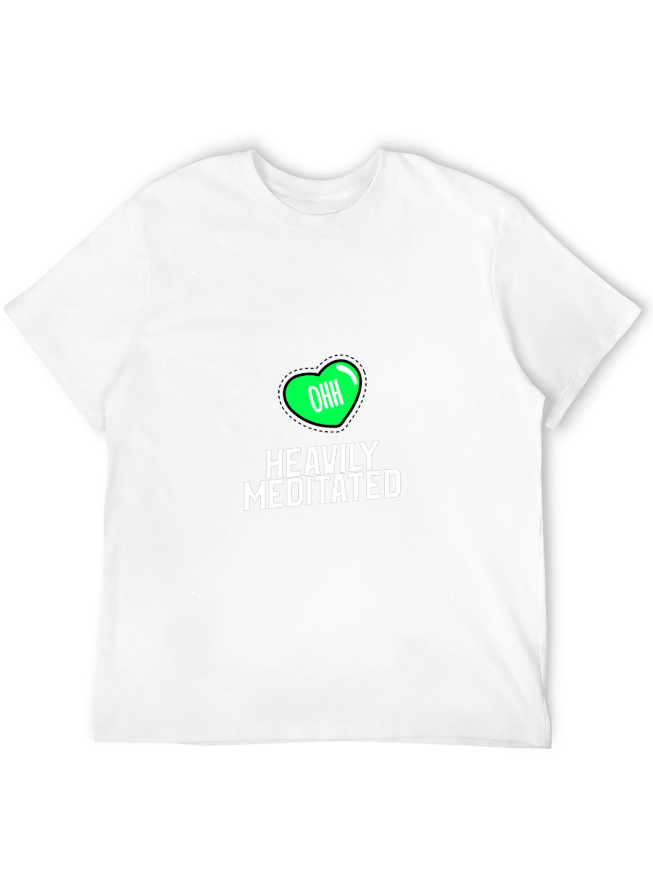 Heavily Meditated Black Graphic Tee