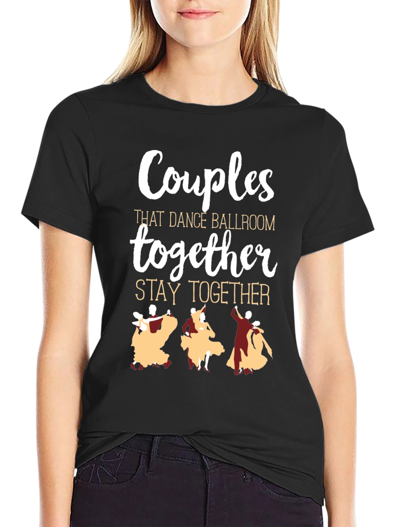 Ballroom Dancing Couples Graphic Tee