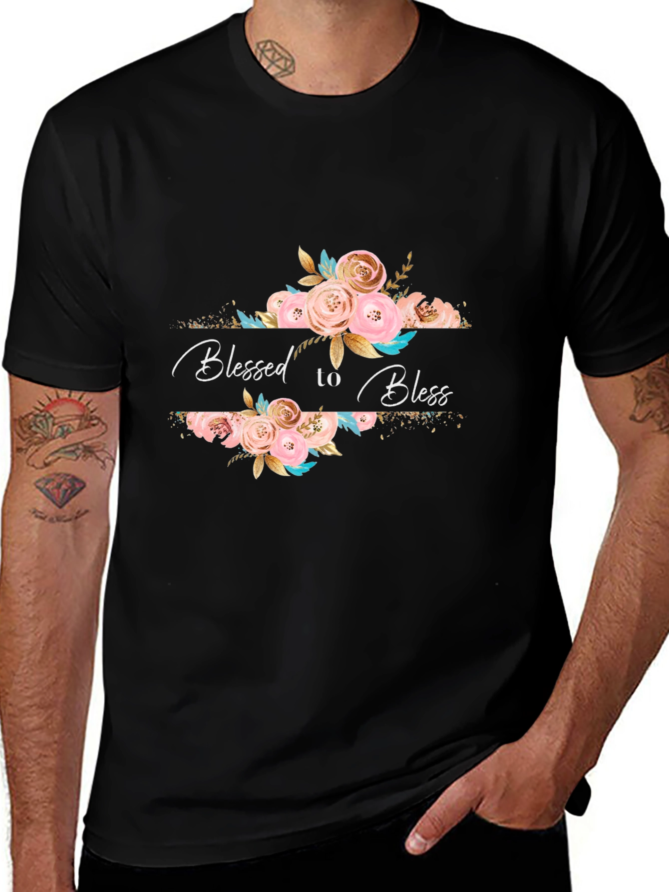 Blessed to Bless Floral T-Shirt