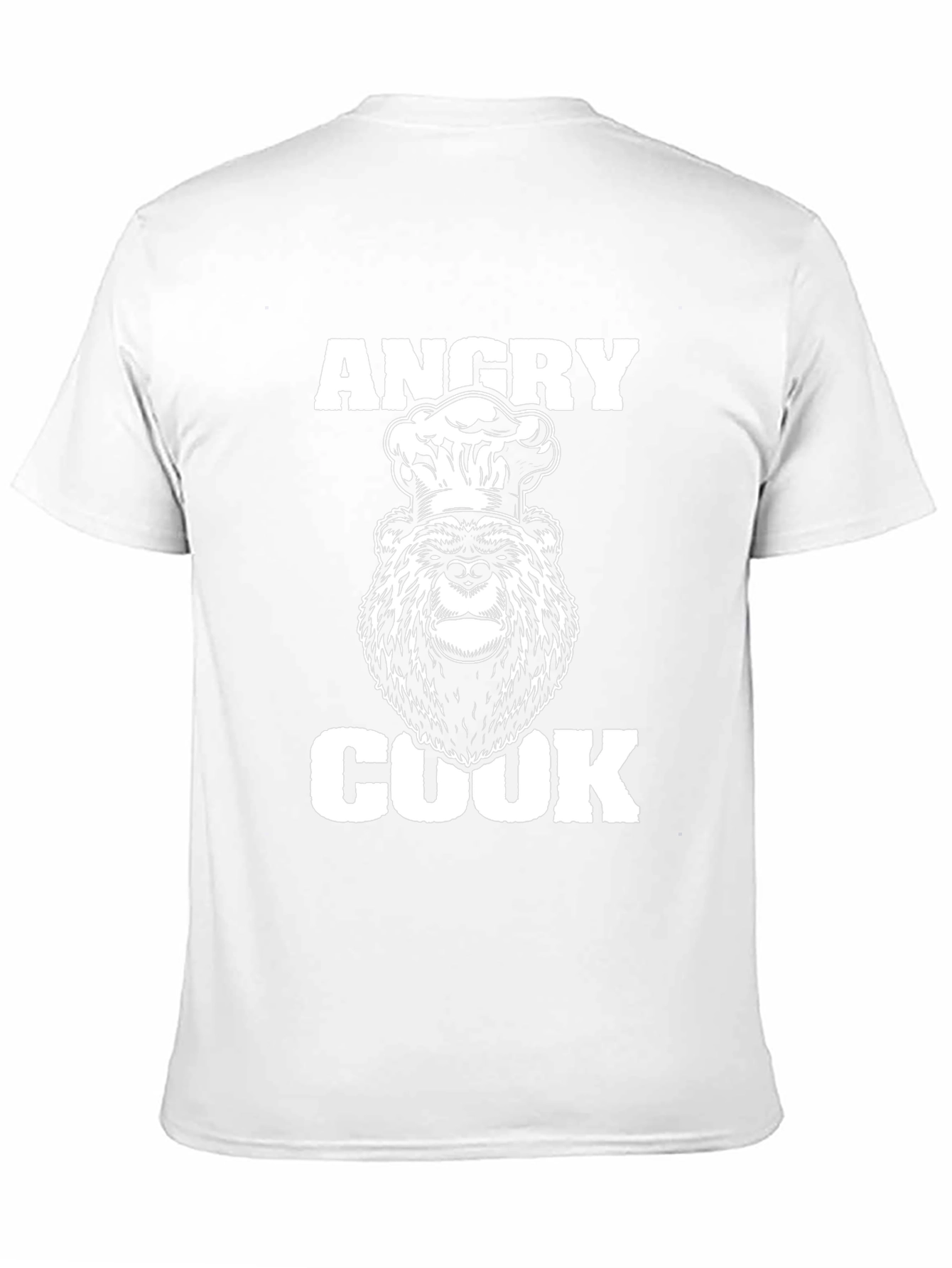 Angry Cook Bear Graphic T-Shirt