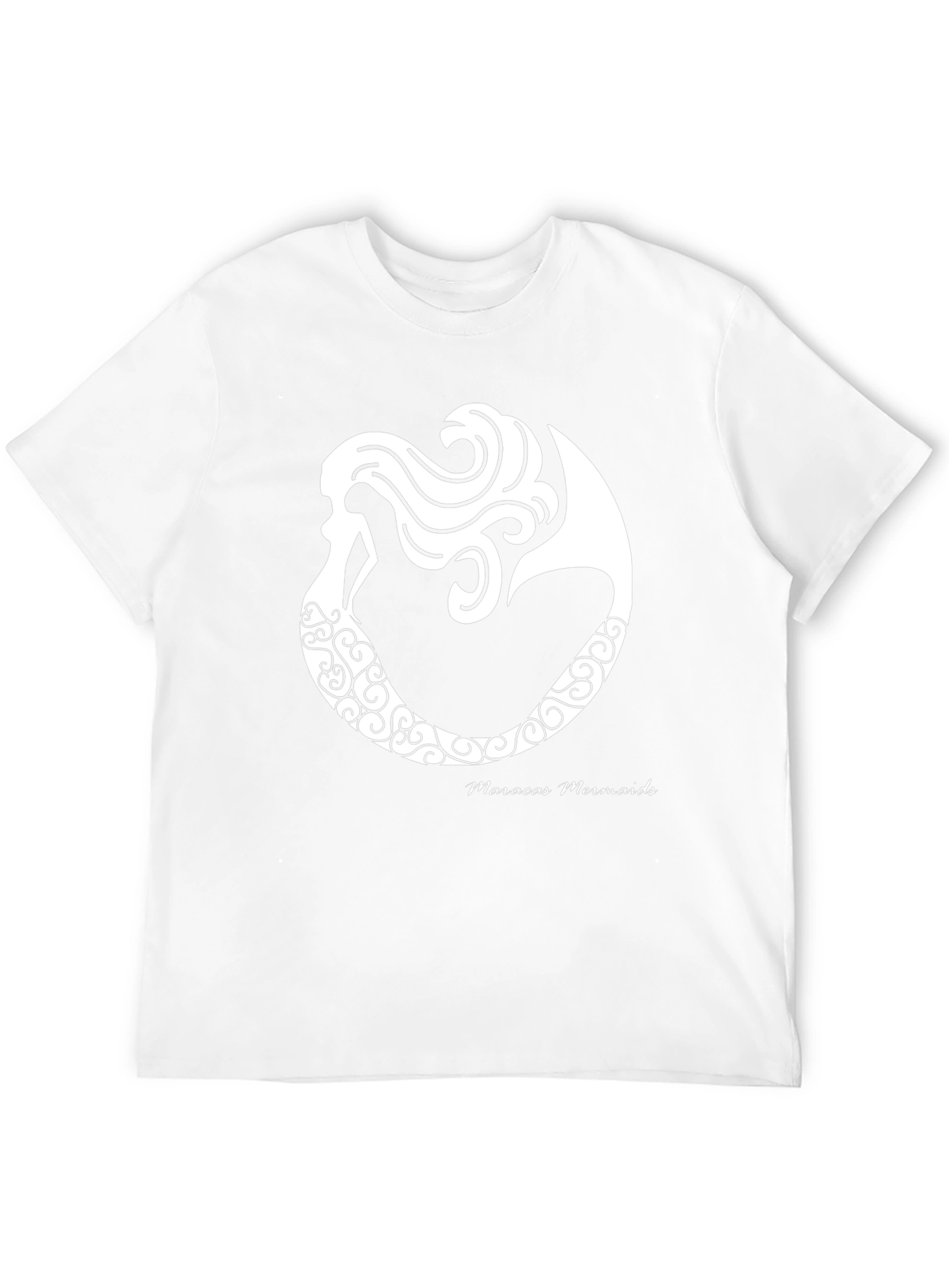 Maracas Mermaids Graphic Tee - Black Cotton T-Shirt