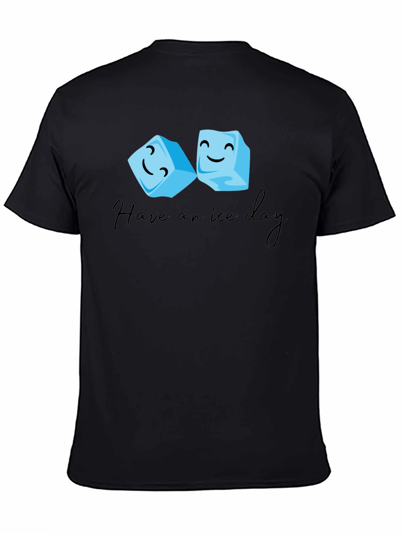 Have an Ice Day Black T-Shirt