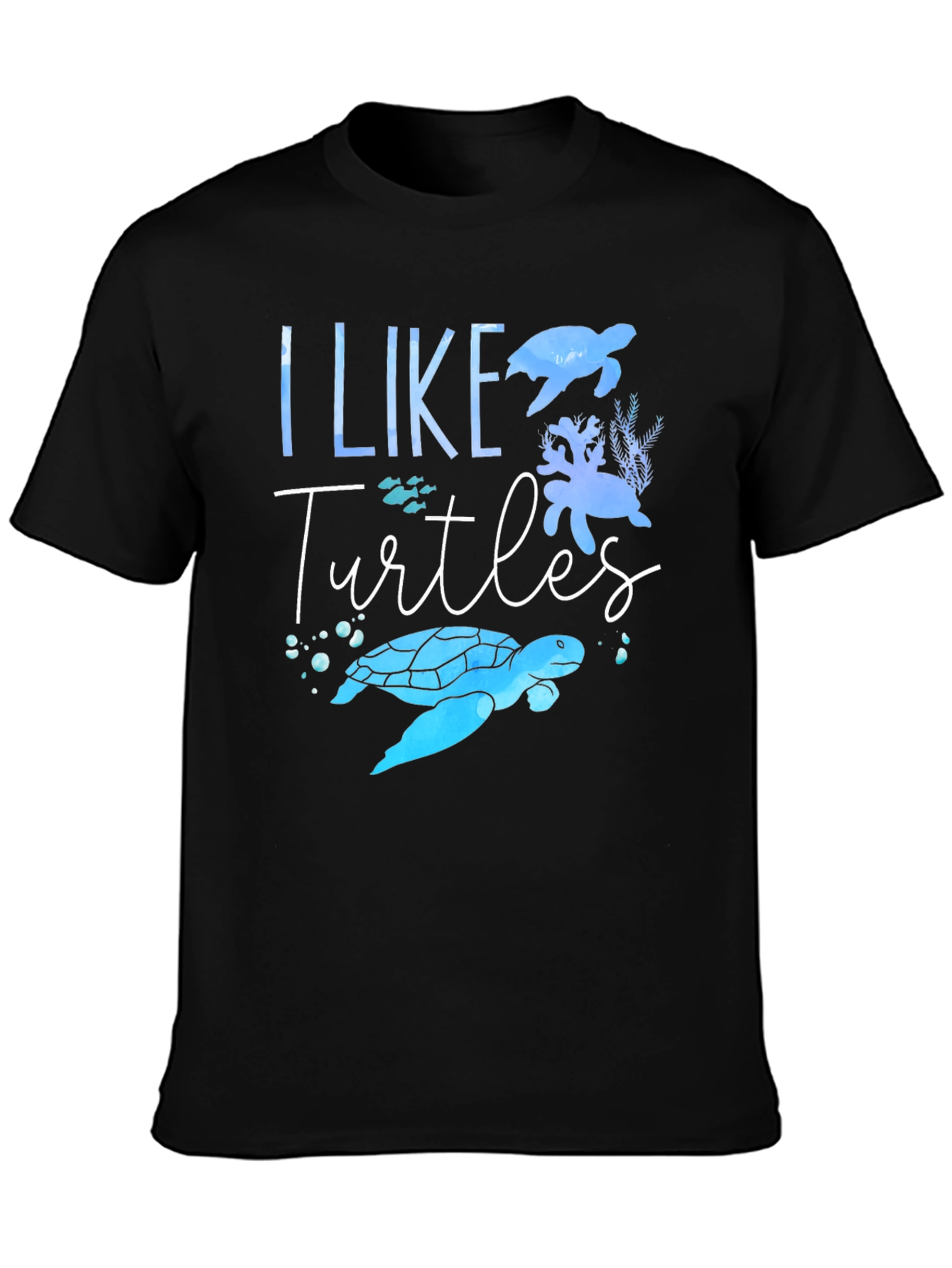 I Like Turtles Graphic T-Shirt