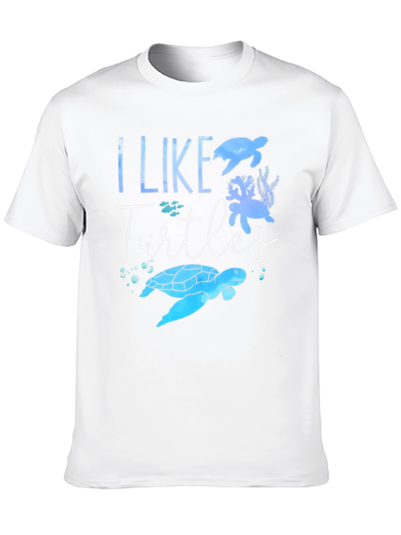 I Like Turtles Graphic T-Shirt