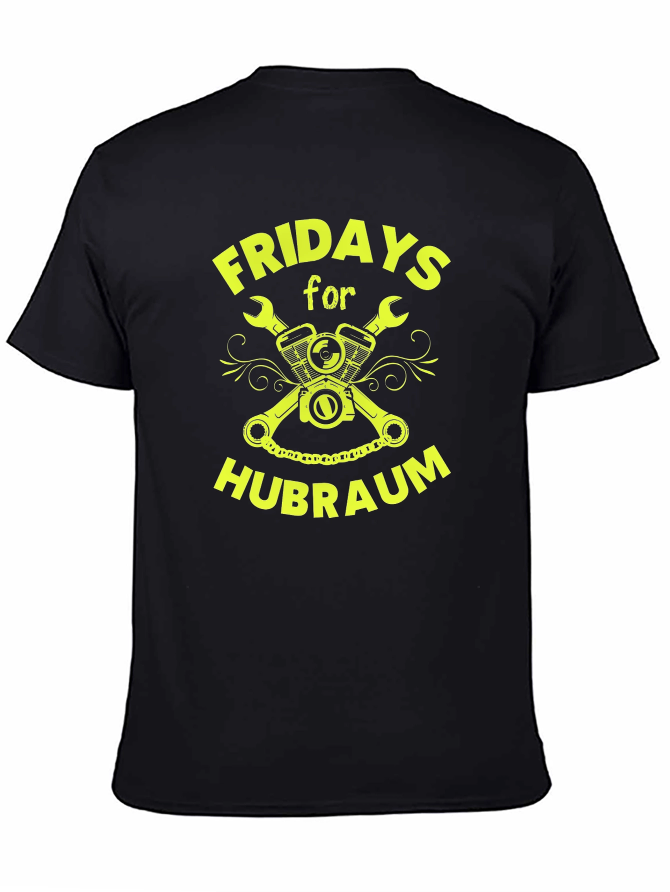 Fridays for Hubraum Black T-Shirt