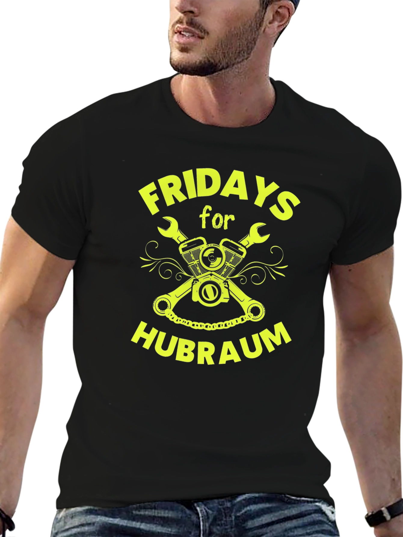 Fridays for Hubraum Black T-Shirt