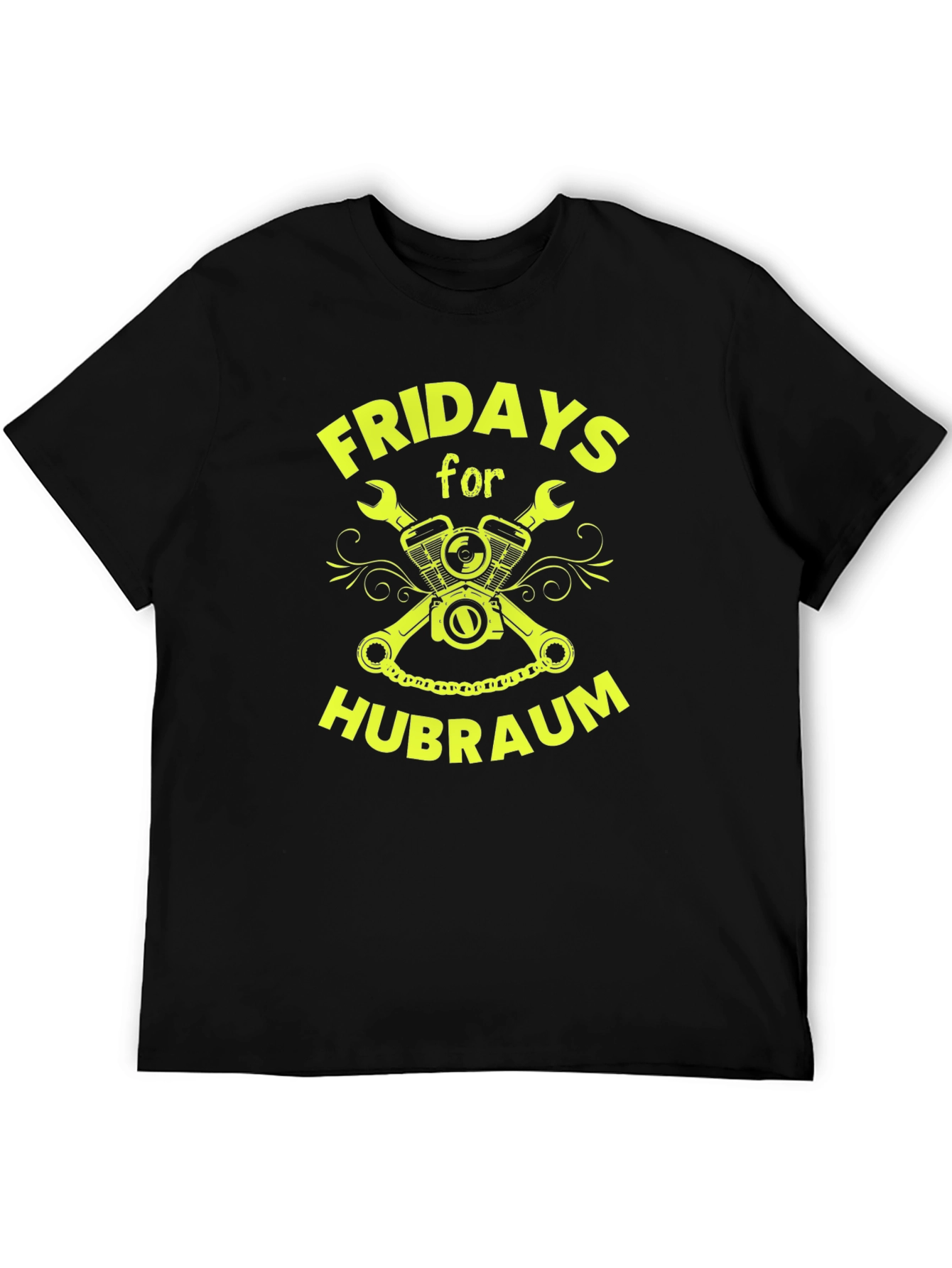 Fridays for Hubraum Black T-Shirt
