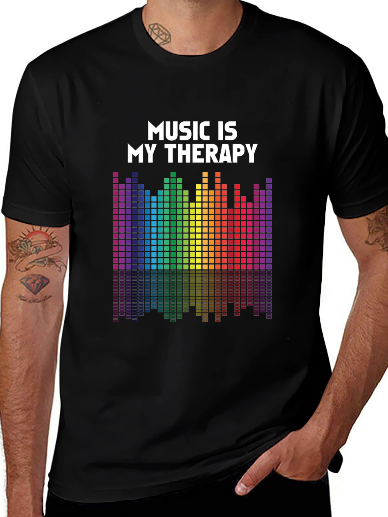 Music Is My Therapy Graphic Tee