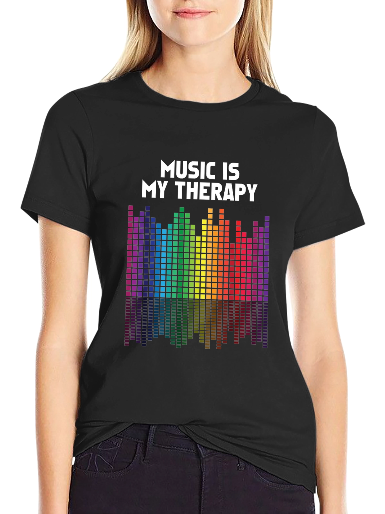 Music Is My Therapy Graphic Tee