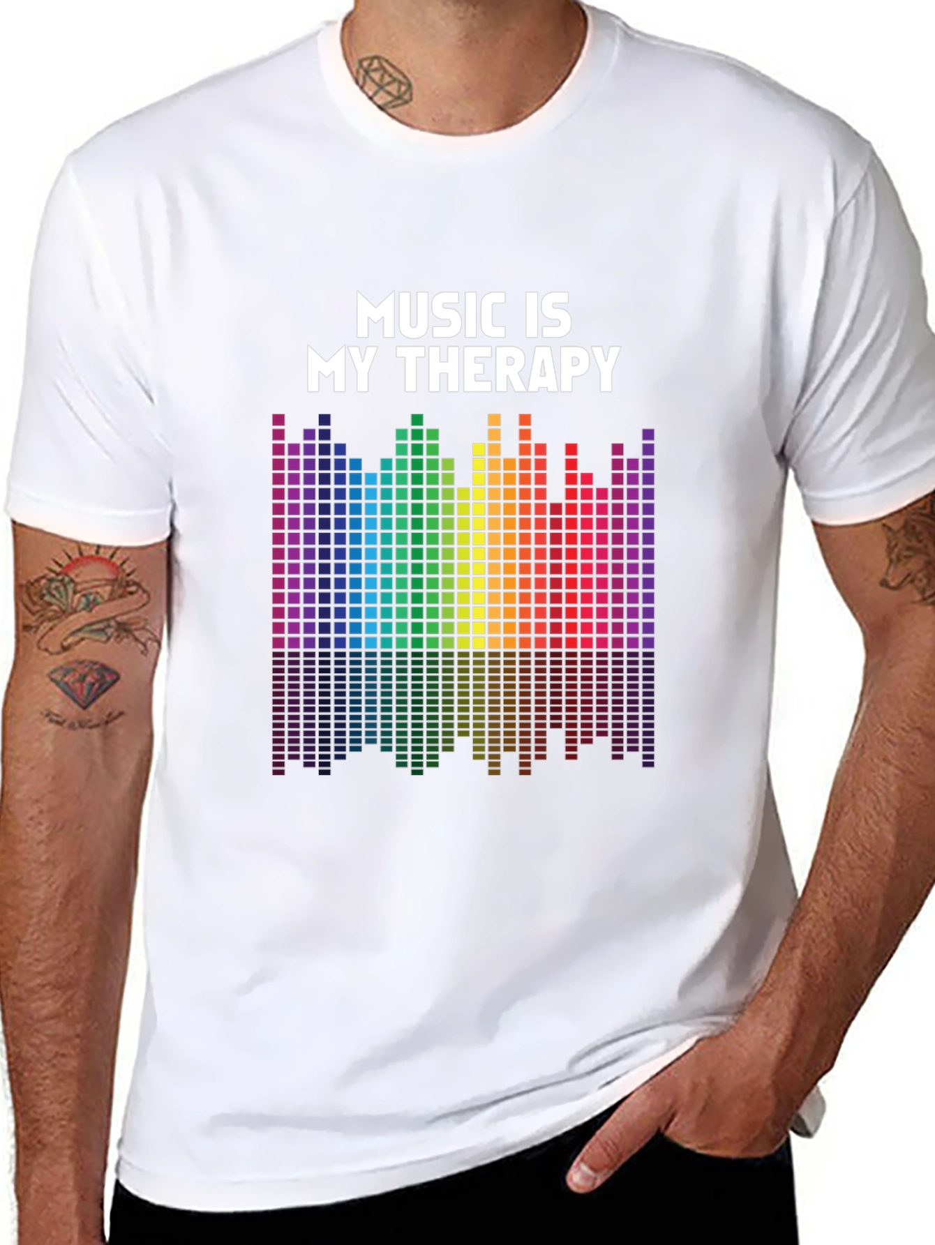 Music Is My Therapy Graphic Tee