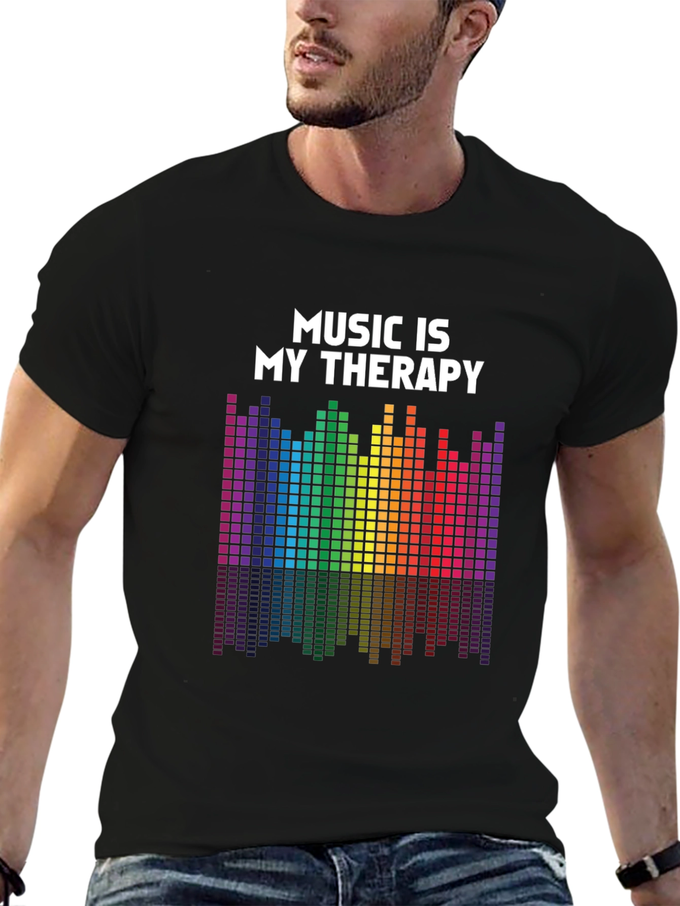 Music Is My Therapy Graphic Tee