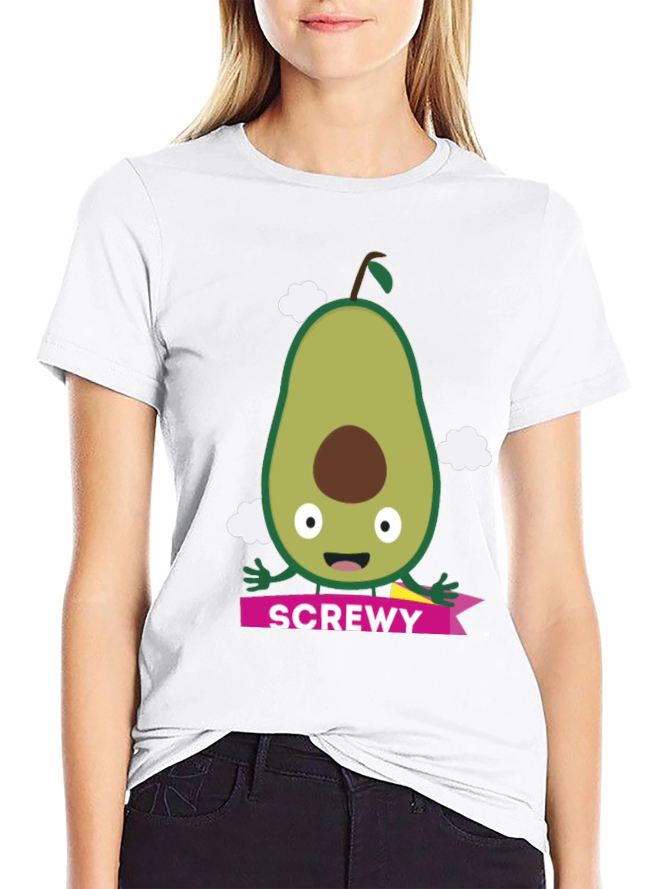 Screw-y Avocado Graphic Tee - Funny Pun T-Shirt