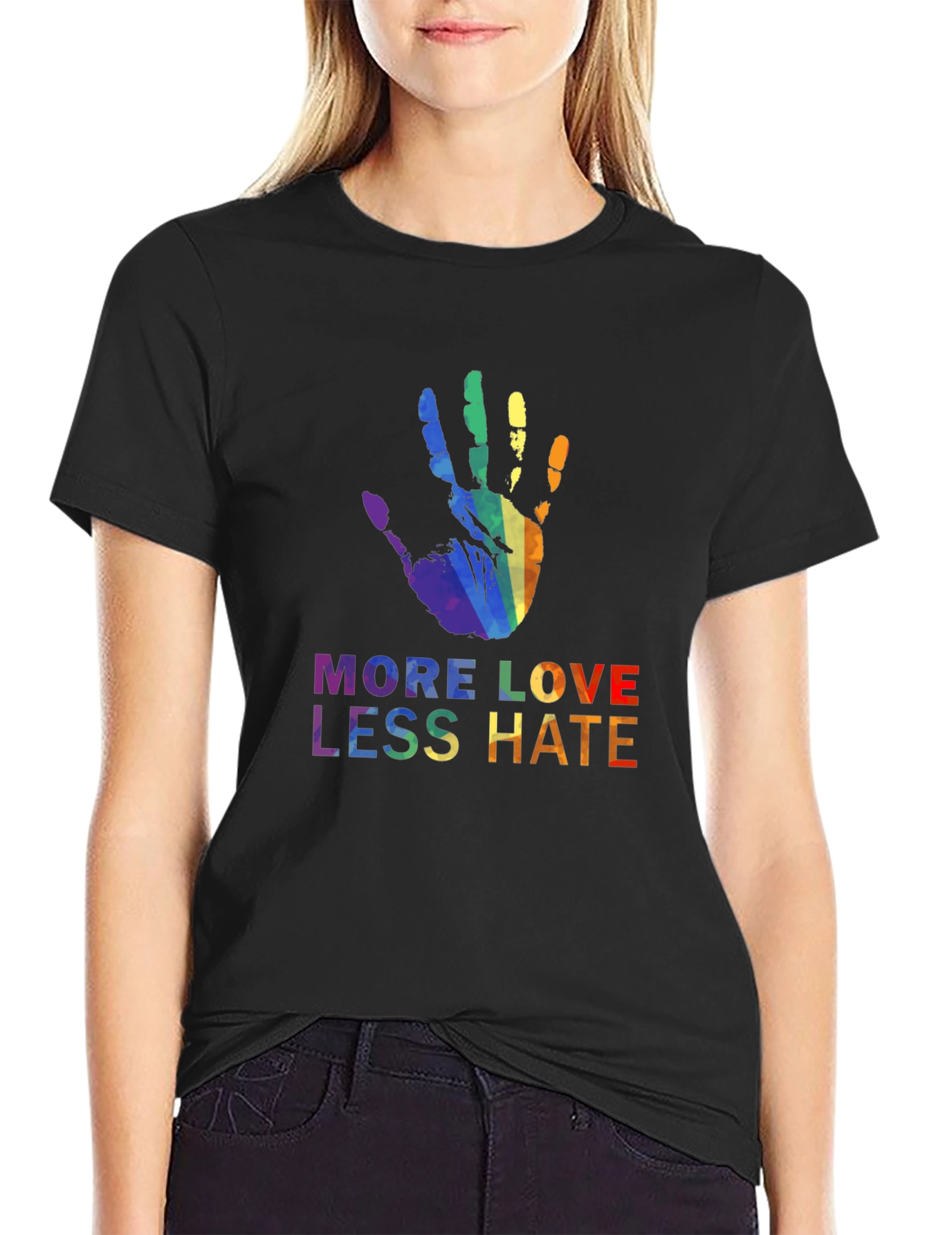 More Love Less Hate Pride T-Shirt