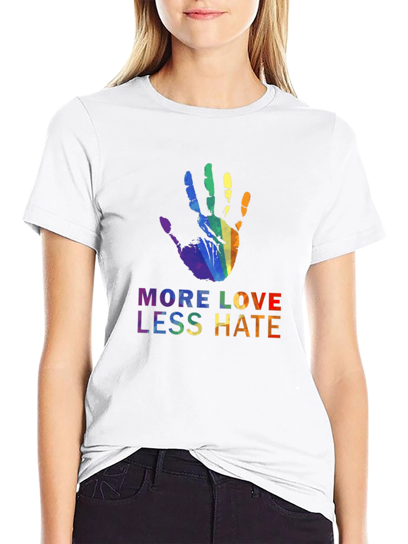More Love Less Hate Pride T-Shirt