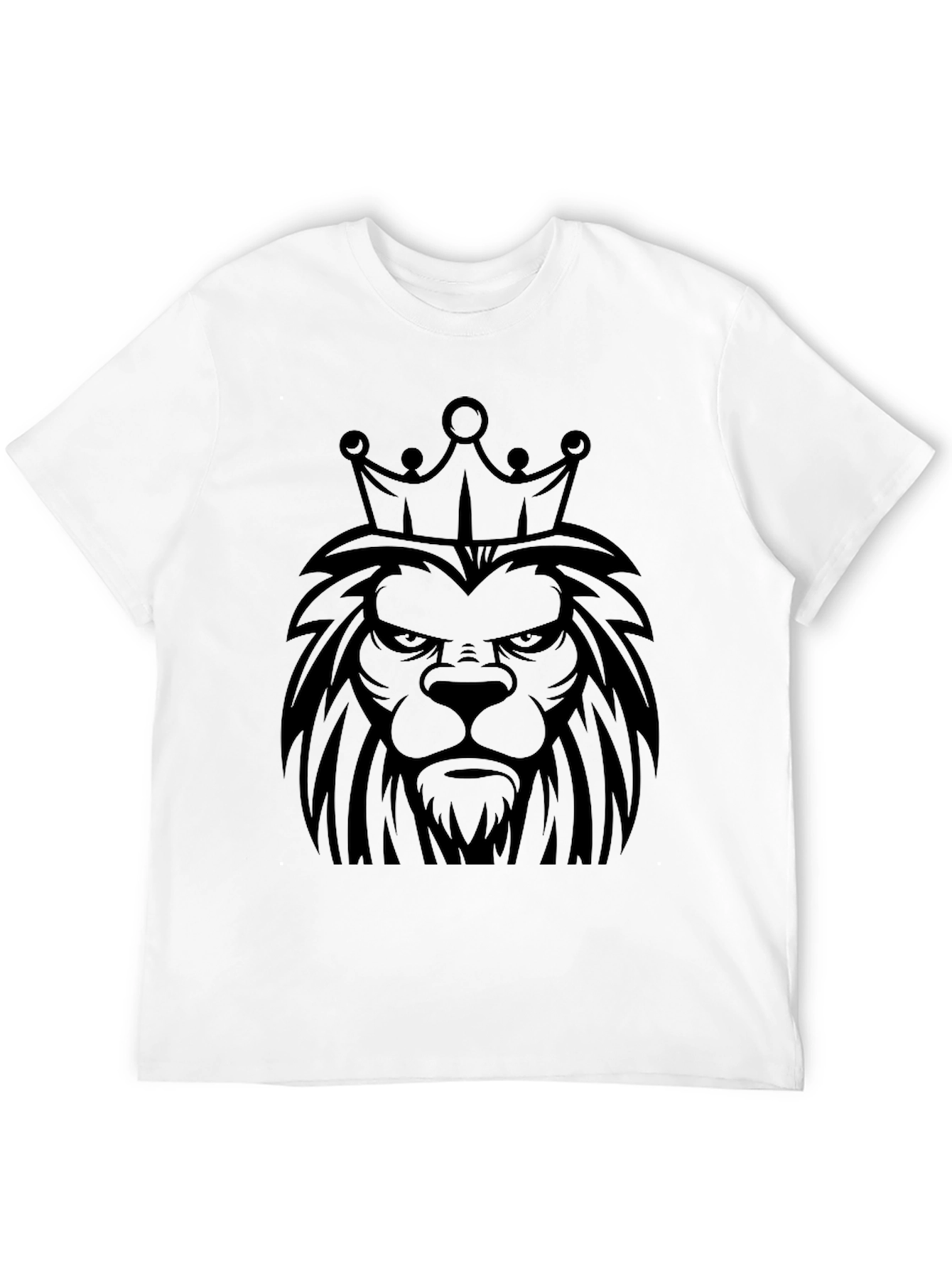King Lion Graphic Tee - Mens Black T-Shirt