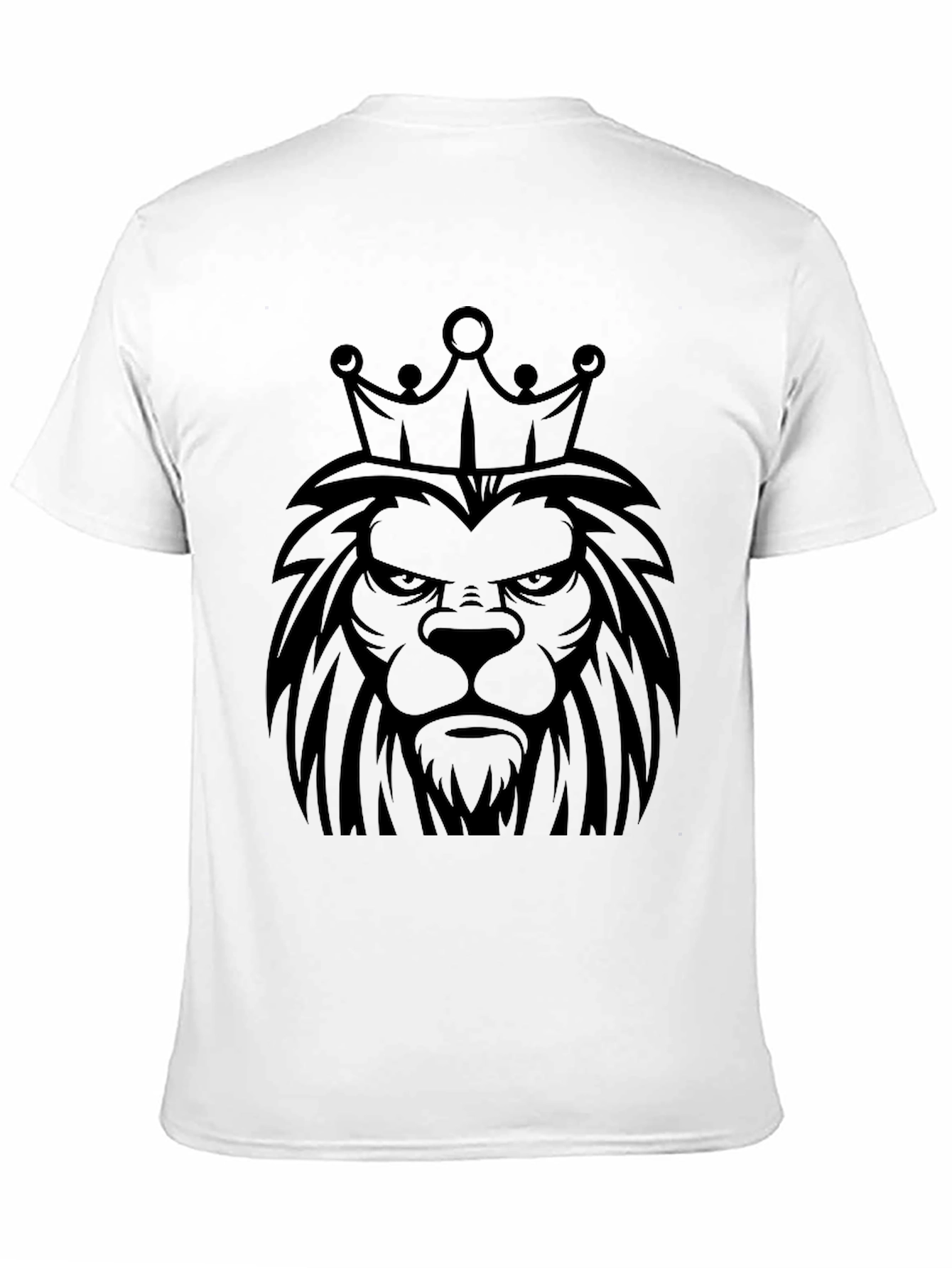 King Lion Graphic Tee - Mens Black T-Shirt