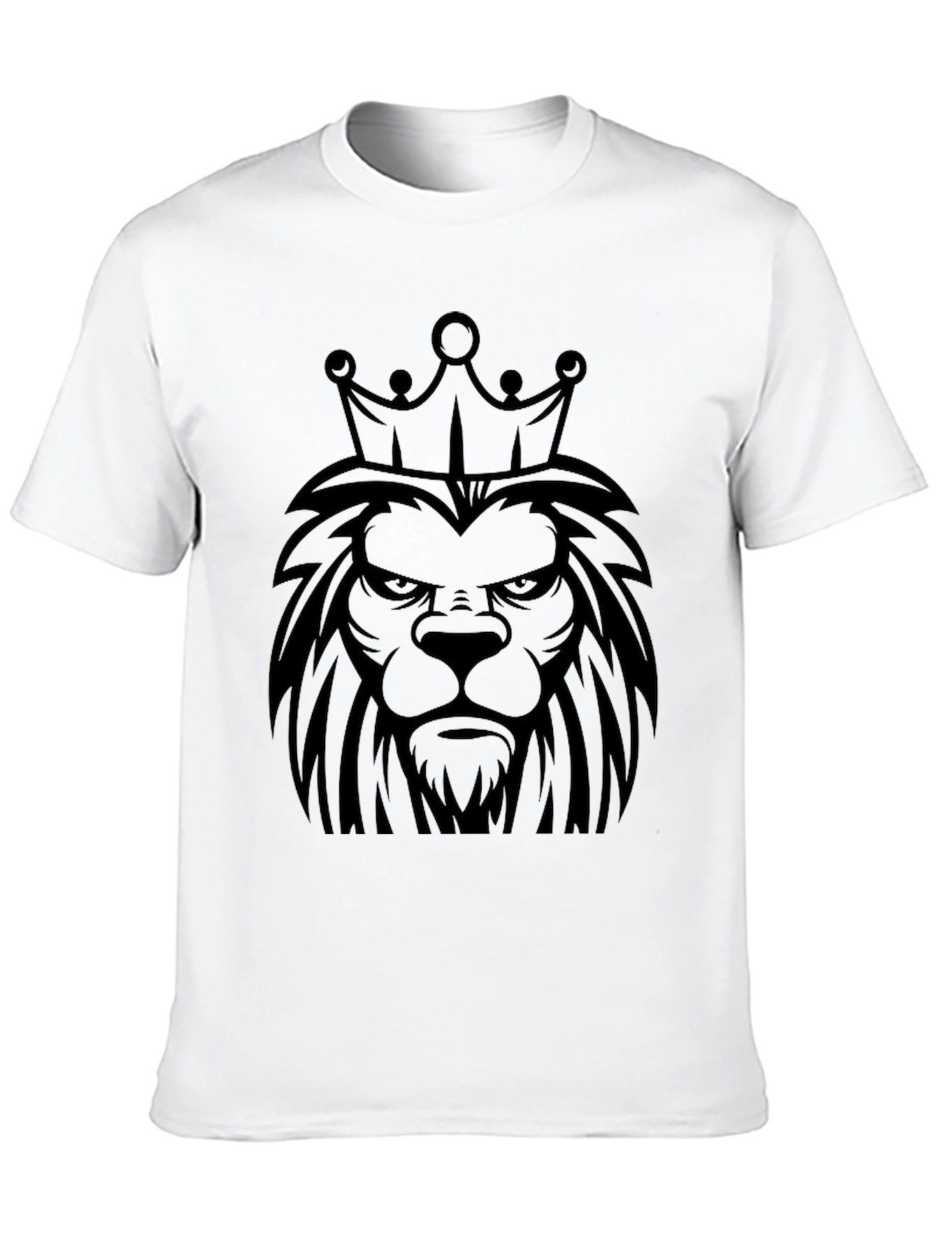 King Lion Graphic Tee - Mens Black T-Shirt