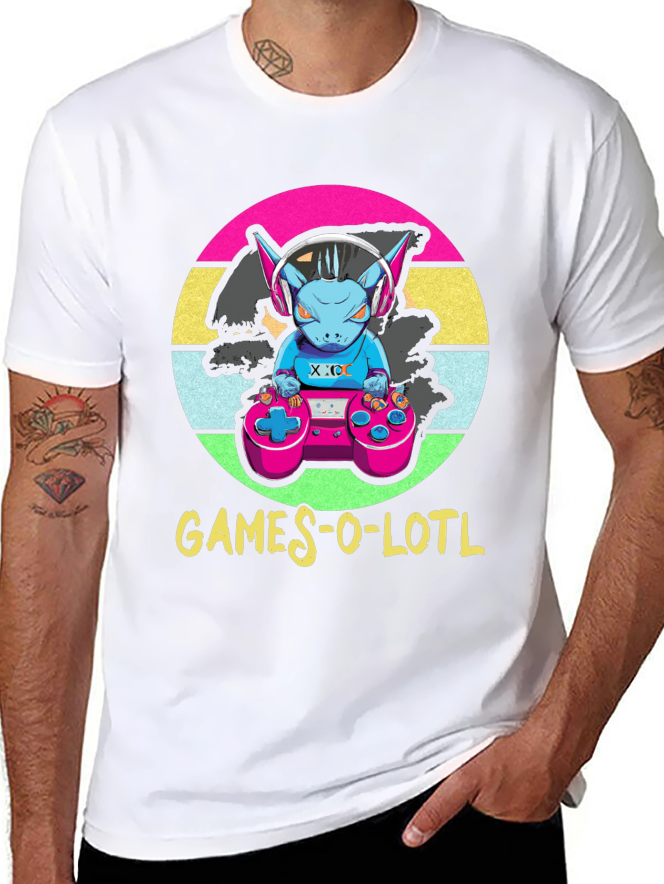 Games-O-Lotl T-Shirt - Retro Gamer Design