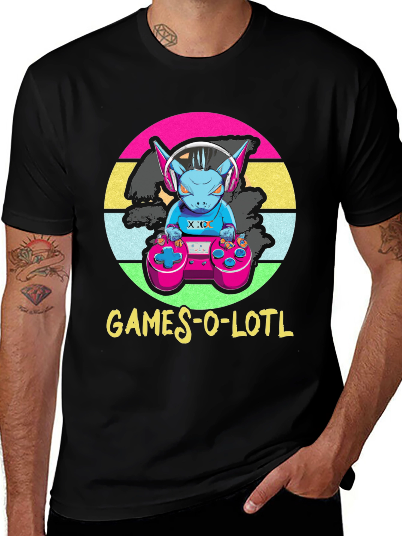 Games-O-Lotl T-Shirt - Retro Gamer Design