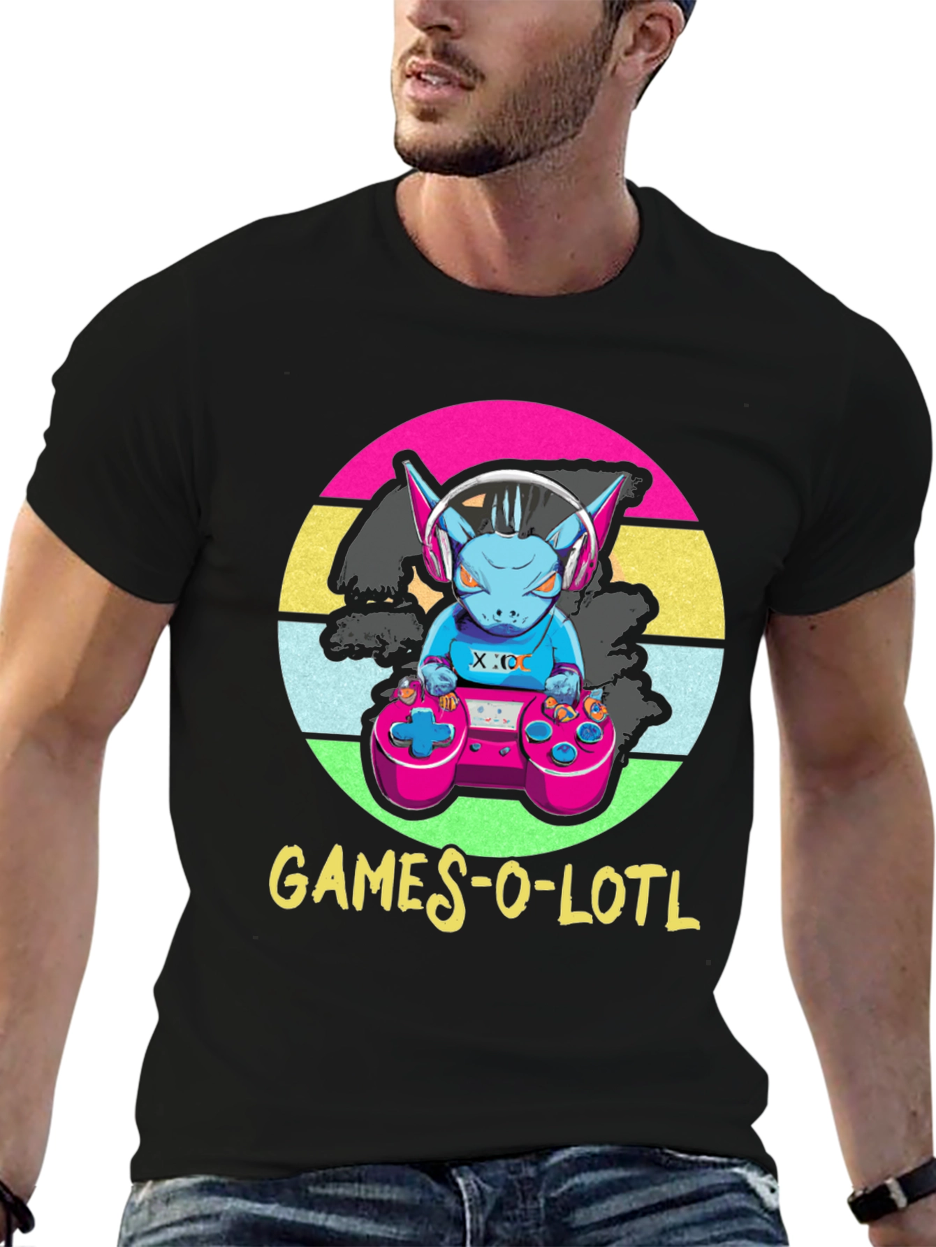 Games-O-Lotl T-Shirt - Retro Gamer Design