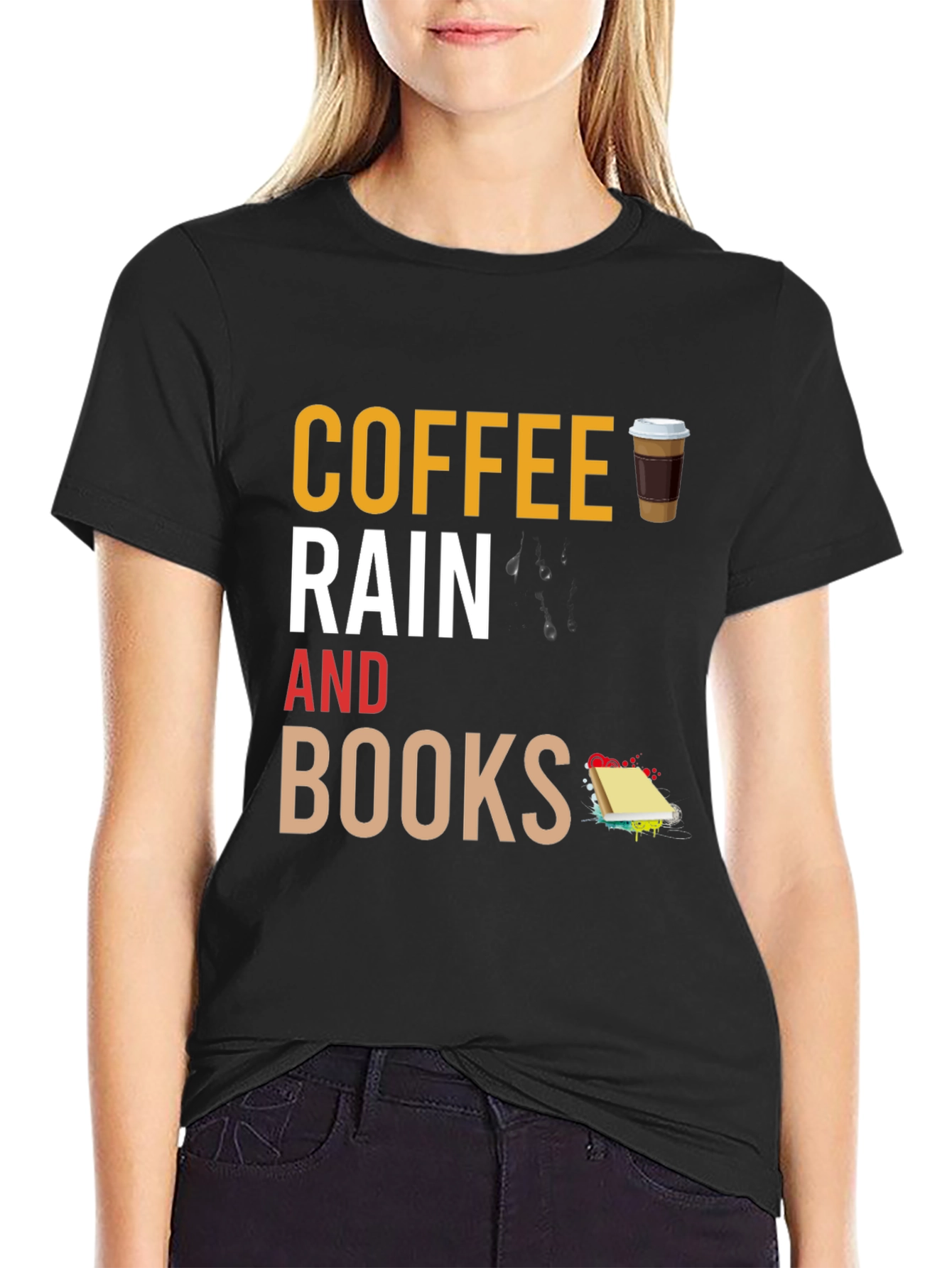 Coffee Rain Books T-Shirt