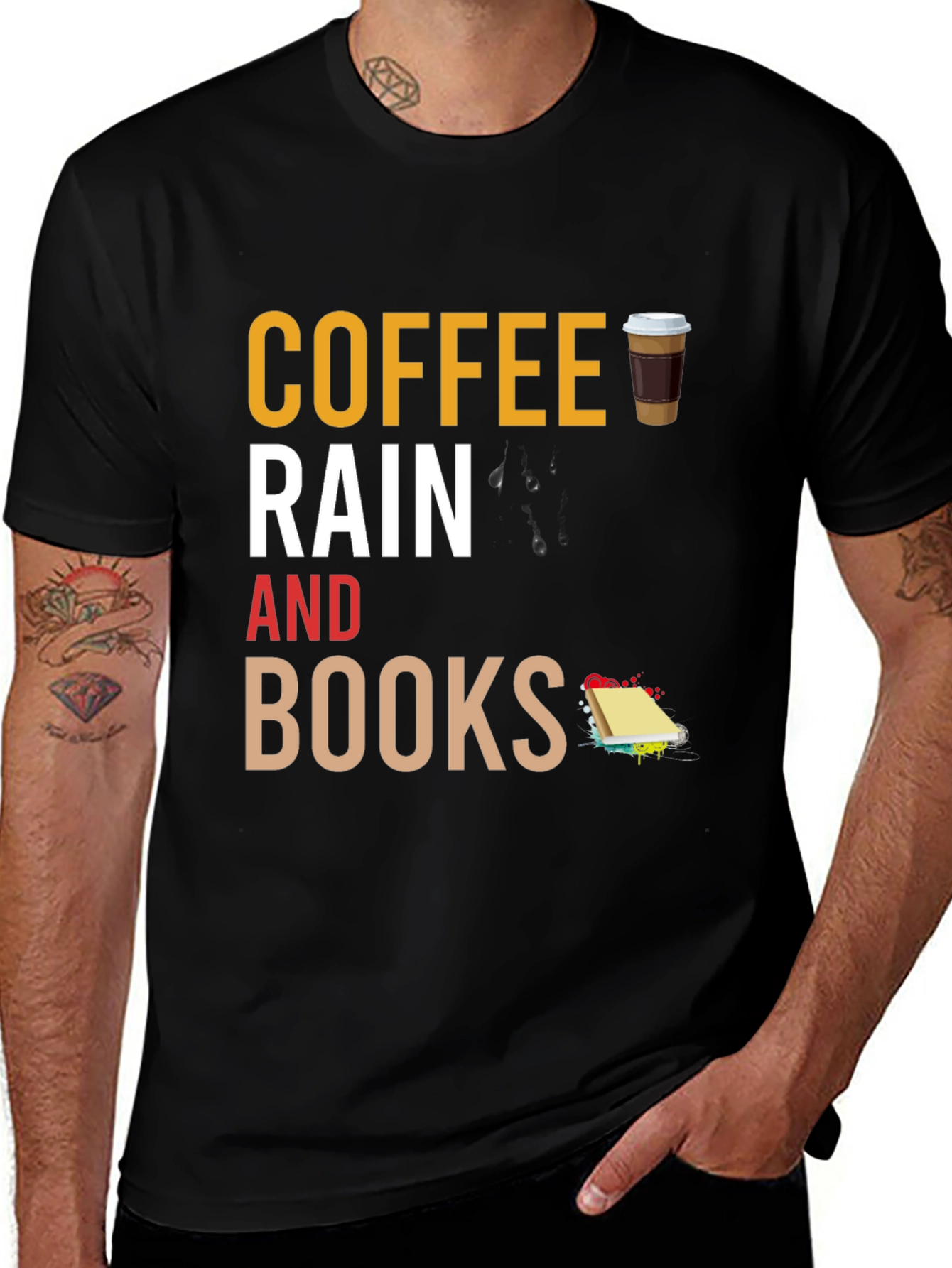 Coffee Rain Books T-Shirt