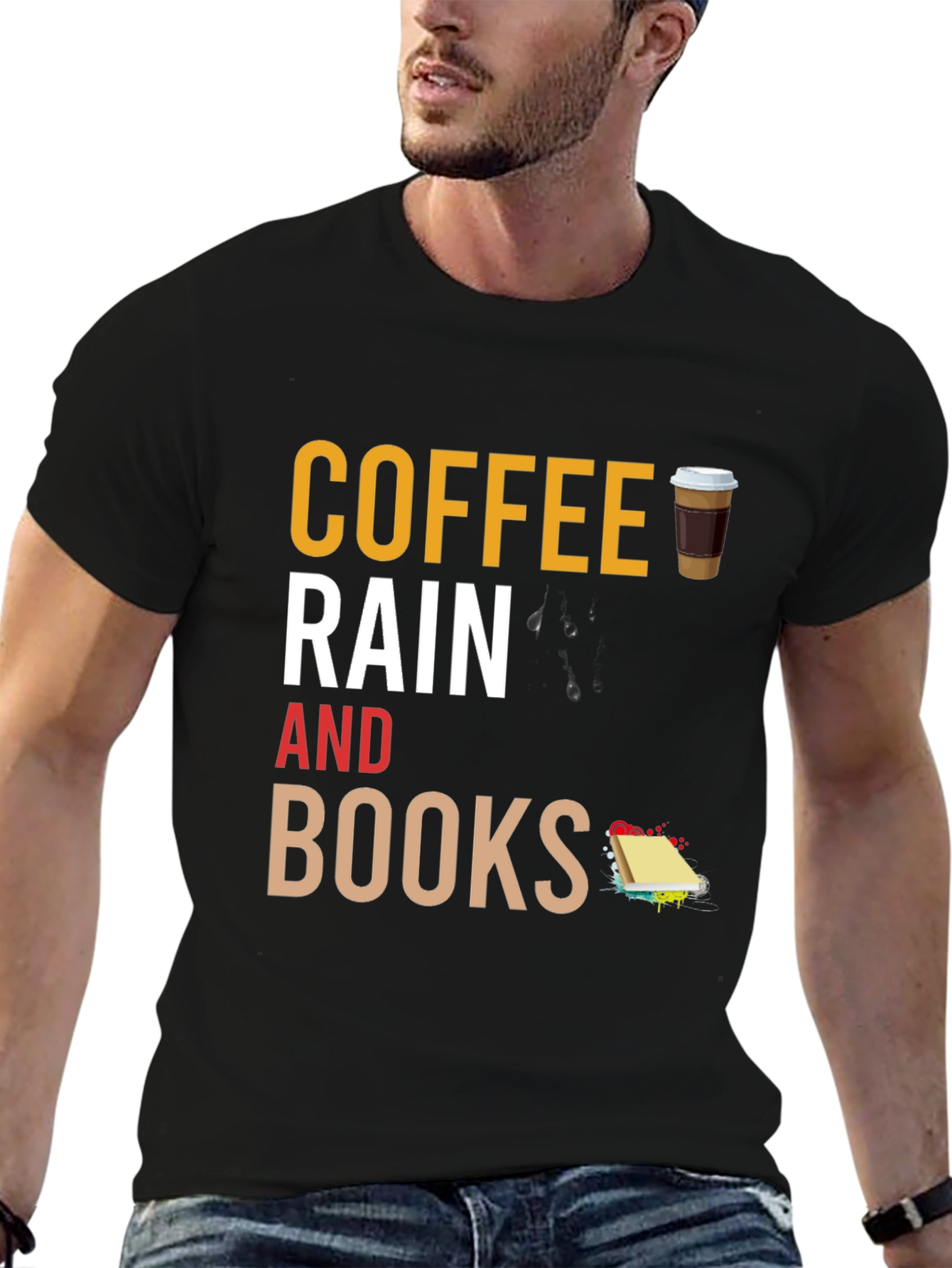 Coffee Rain Books T-Shirt