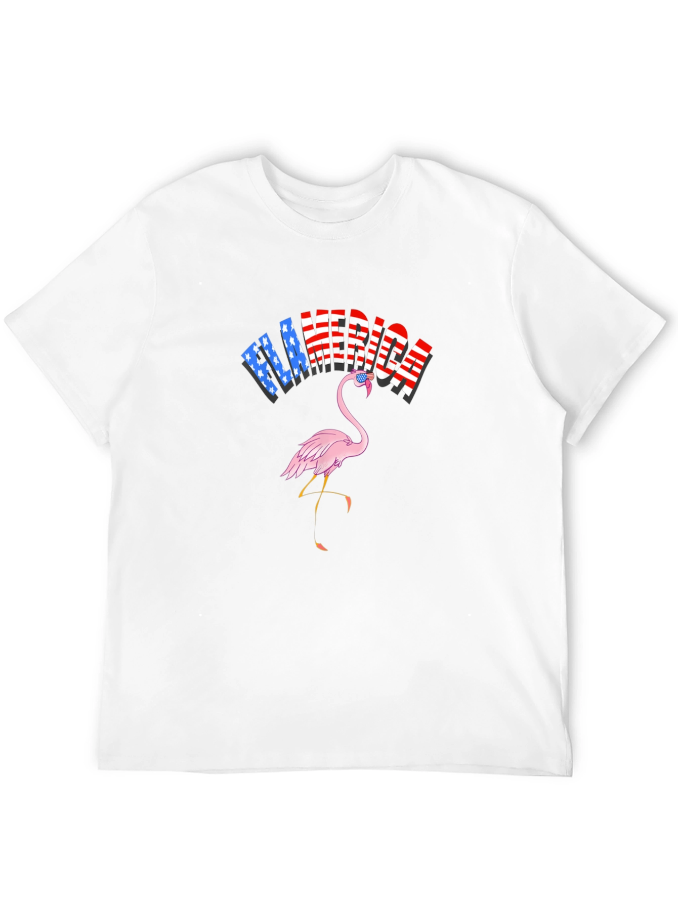 Flamerica Flamingo Patriotic T-Shirt