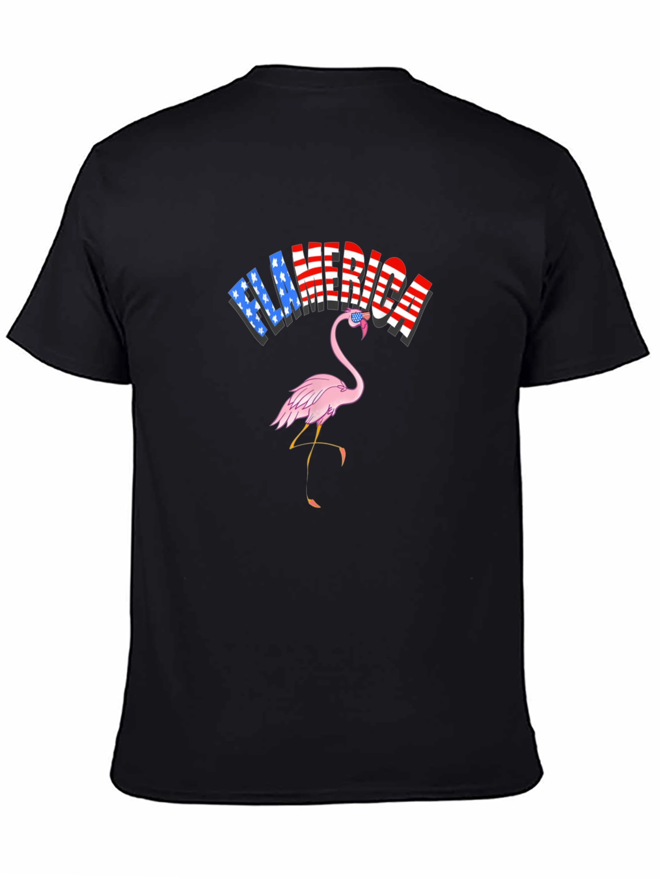Flamerica Flamingo Patriotic T-Shirt