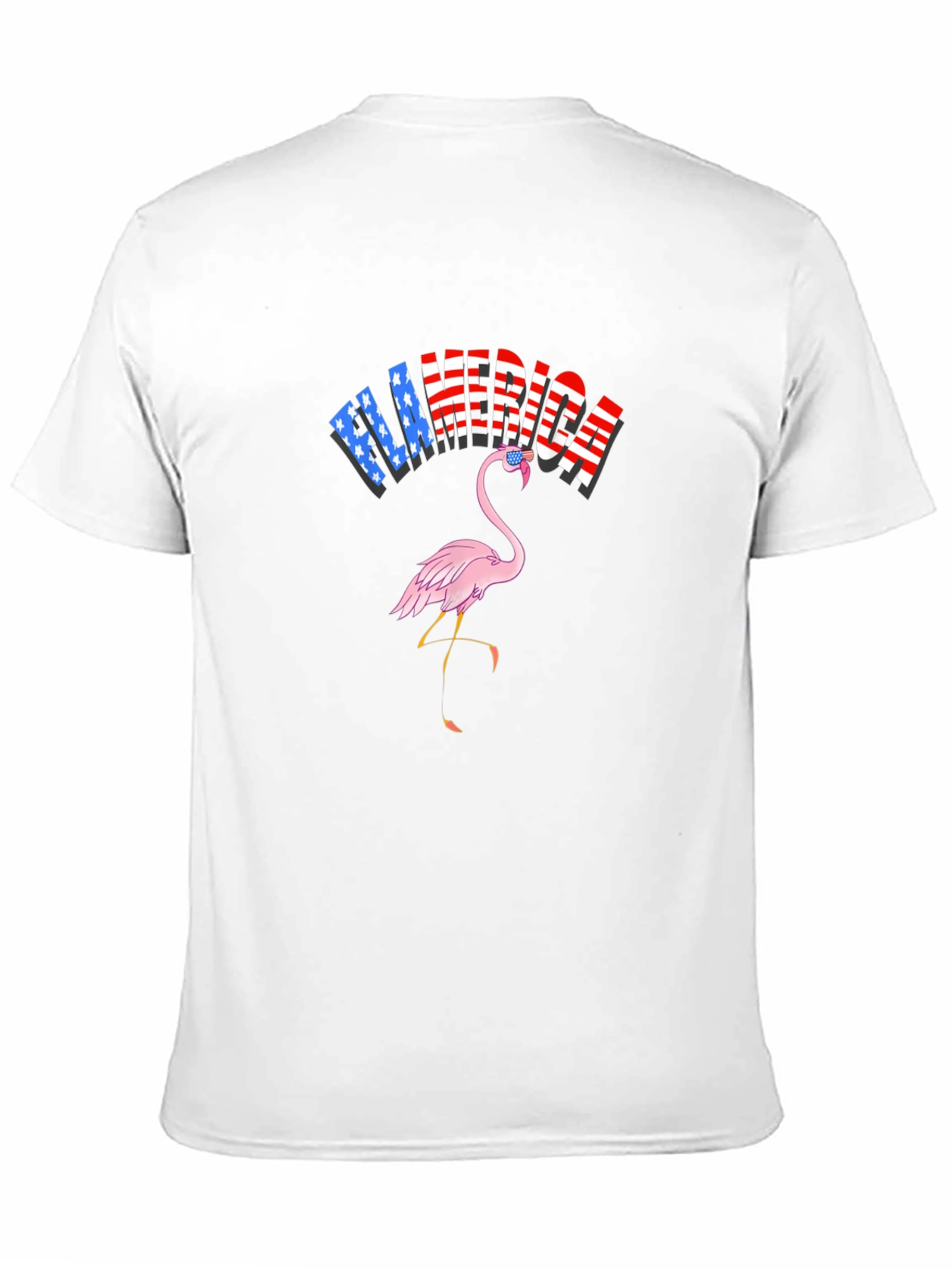 Flamerica Flamingo Patriotic T-Shirt