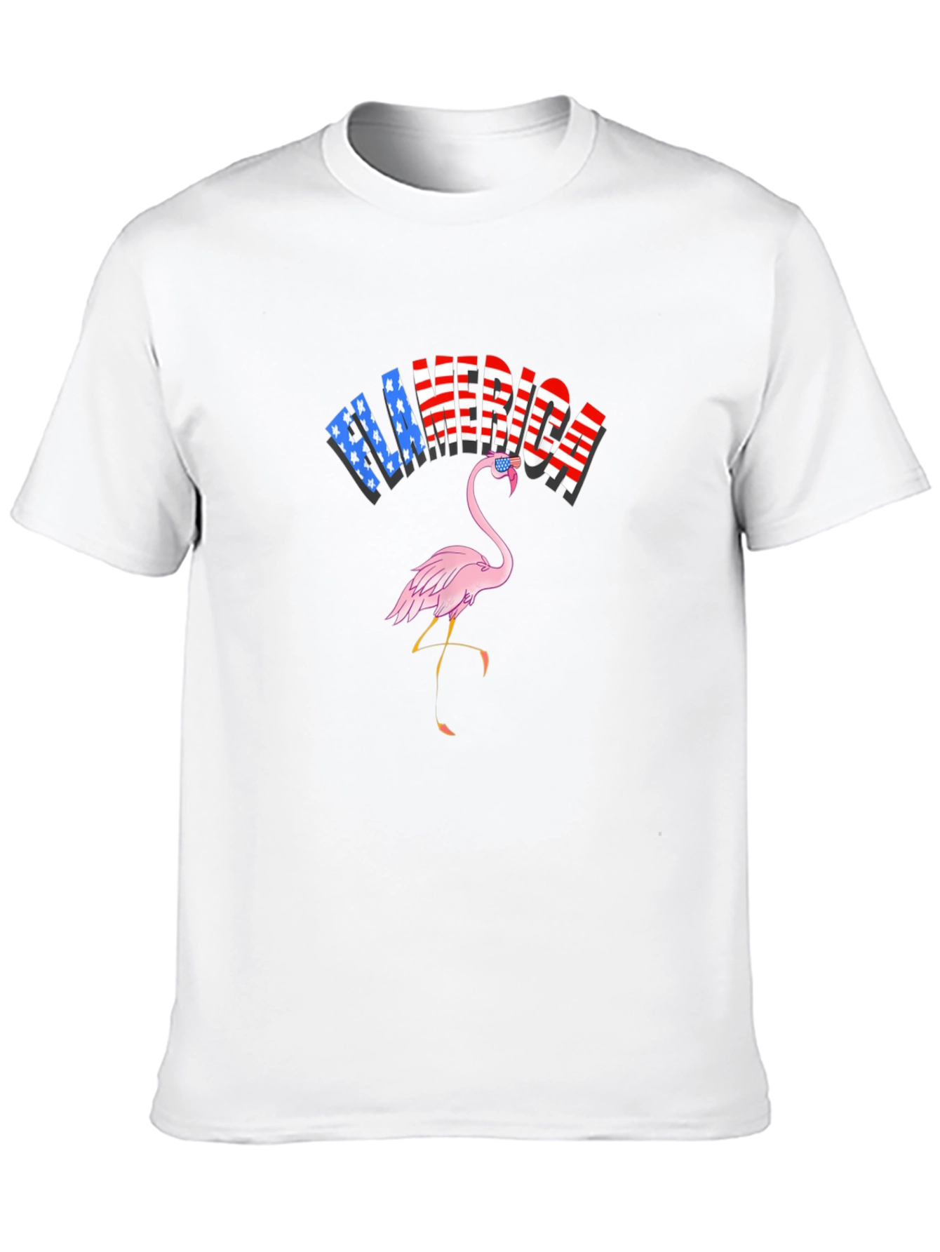 Flamerica Flamingo Patriotic T-Shirt