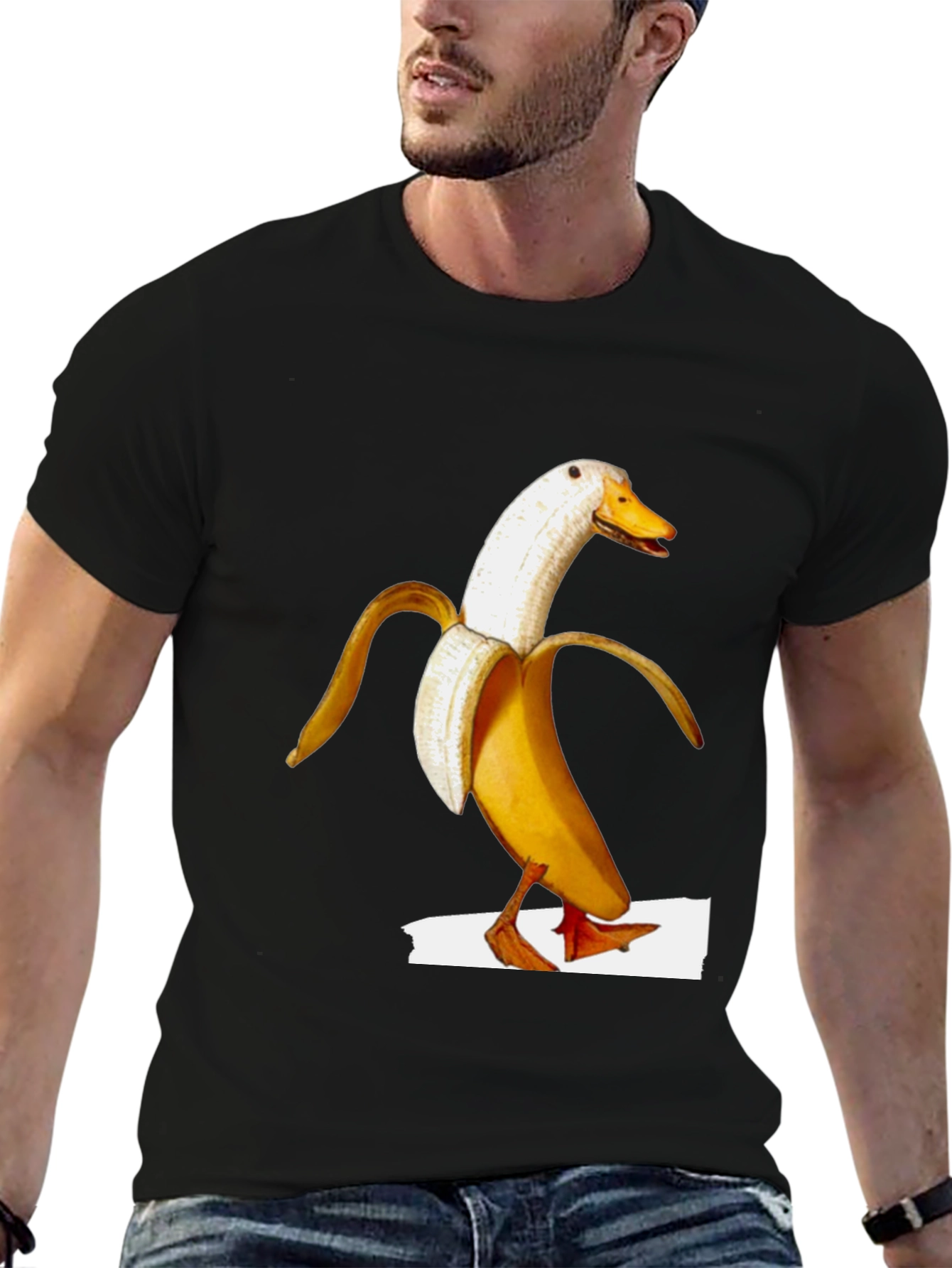 Banana Duck Graphic Tee - Quirky & Fun!