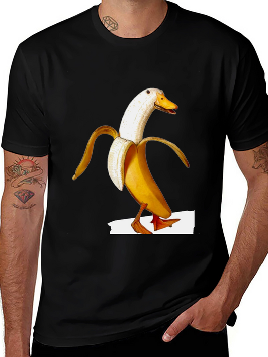 Banana Duck Graphic Tee - Quirky & Fun!