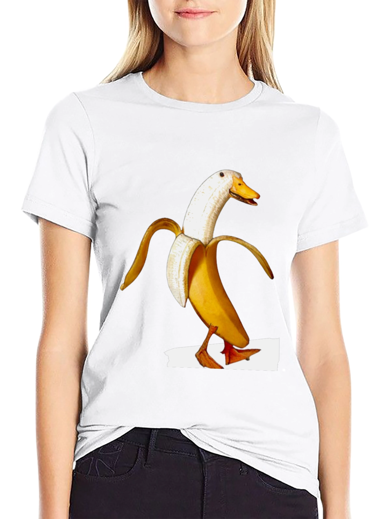 Banana Duck Graphic Tee - Quirky & Fun!