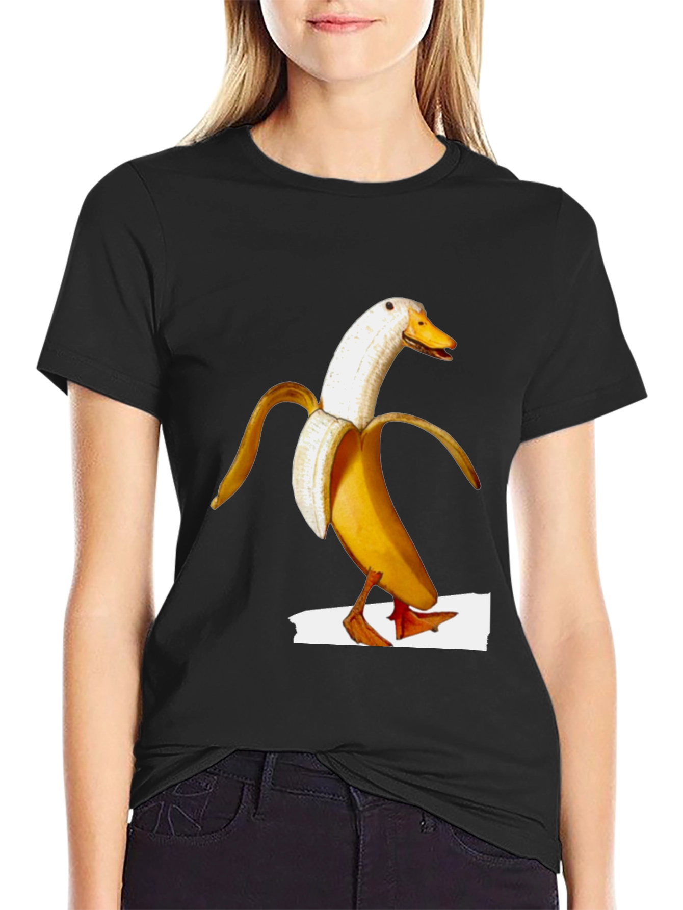 Banana Duck Graphic Tee - Quirky & Fun!