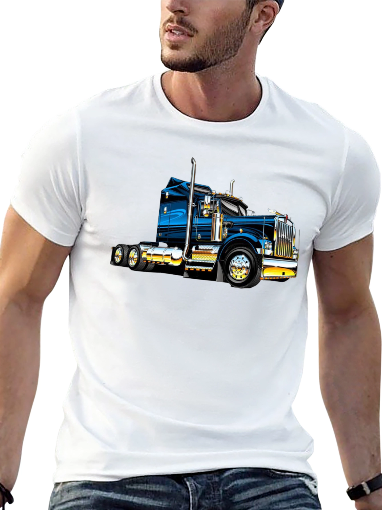 Truck Graphic Black T-Shirt