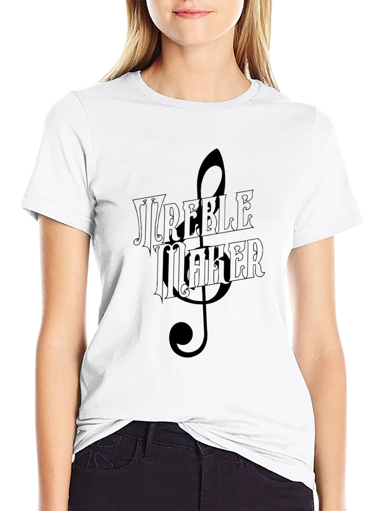 Treble Maker Black Graphic Tee