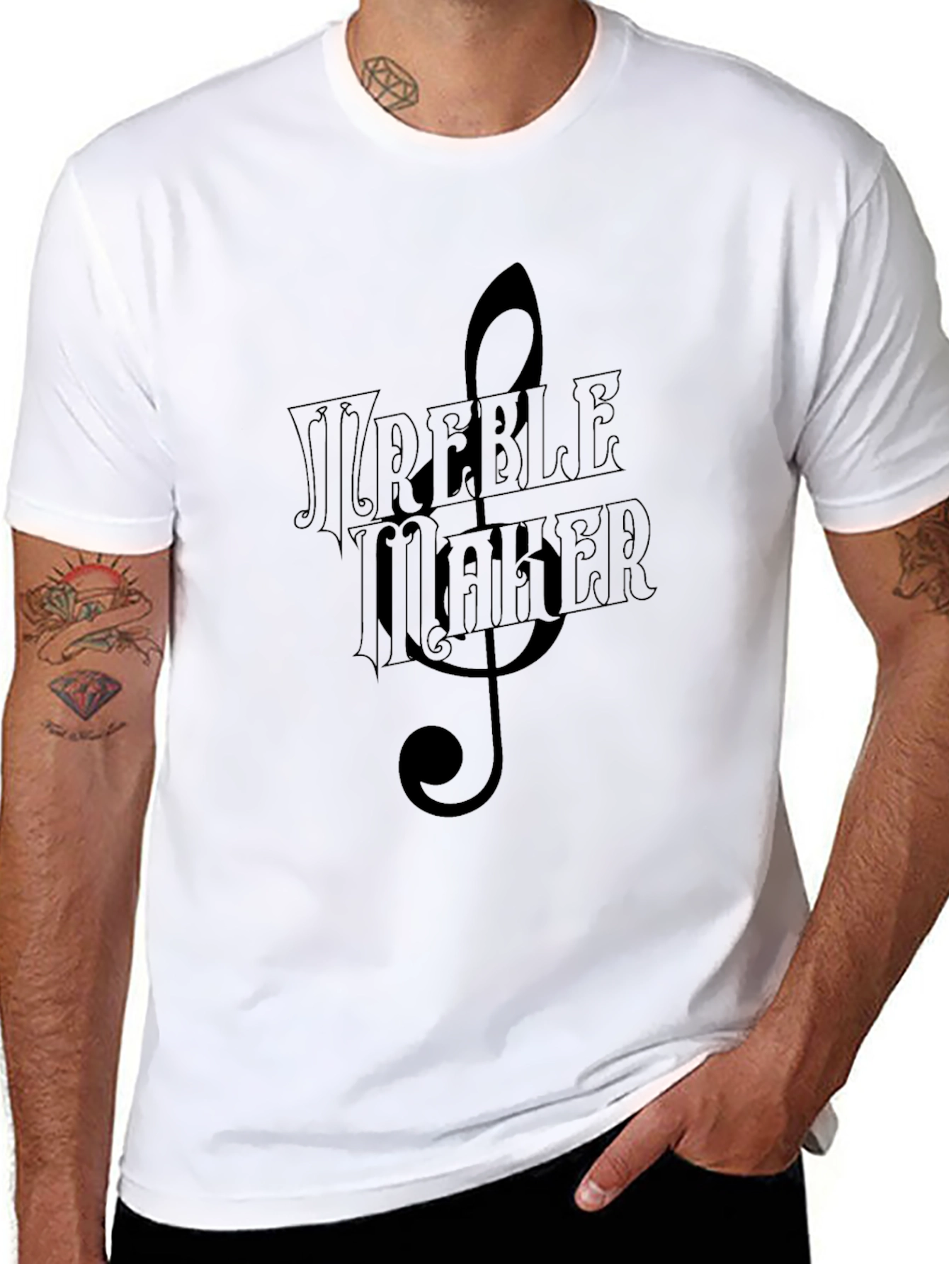 Treble Maker Black Graphic Tee