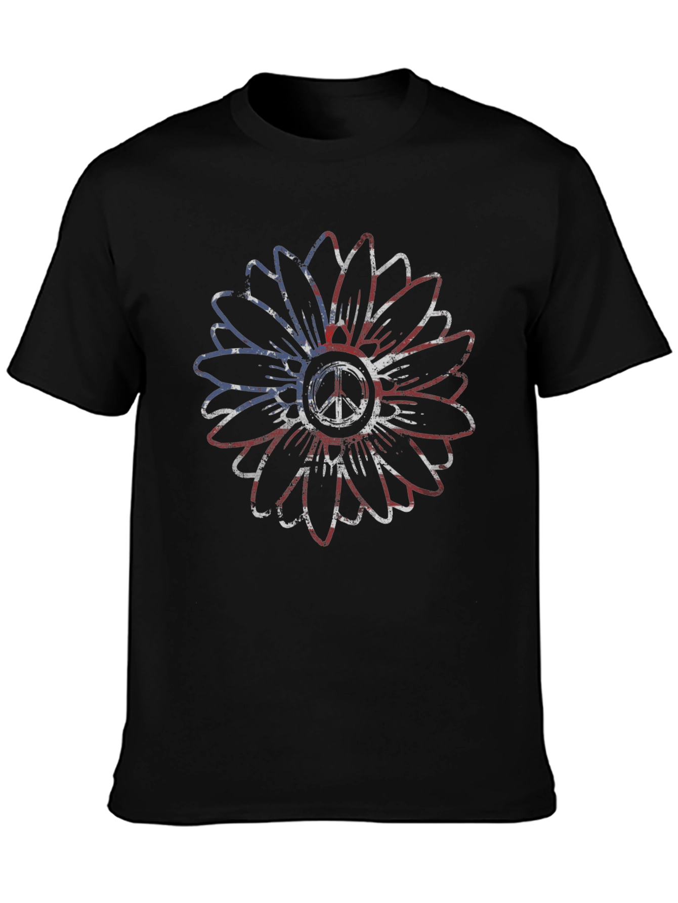 Peace Sunflower Graphic Tee