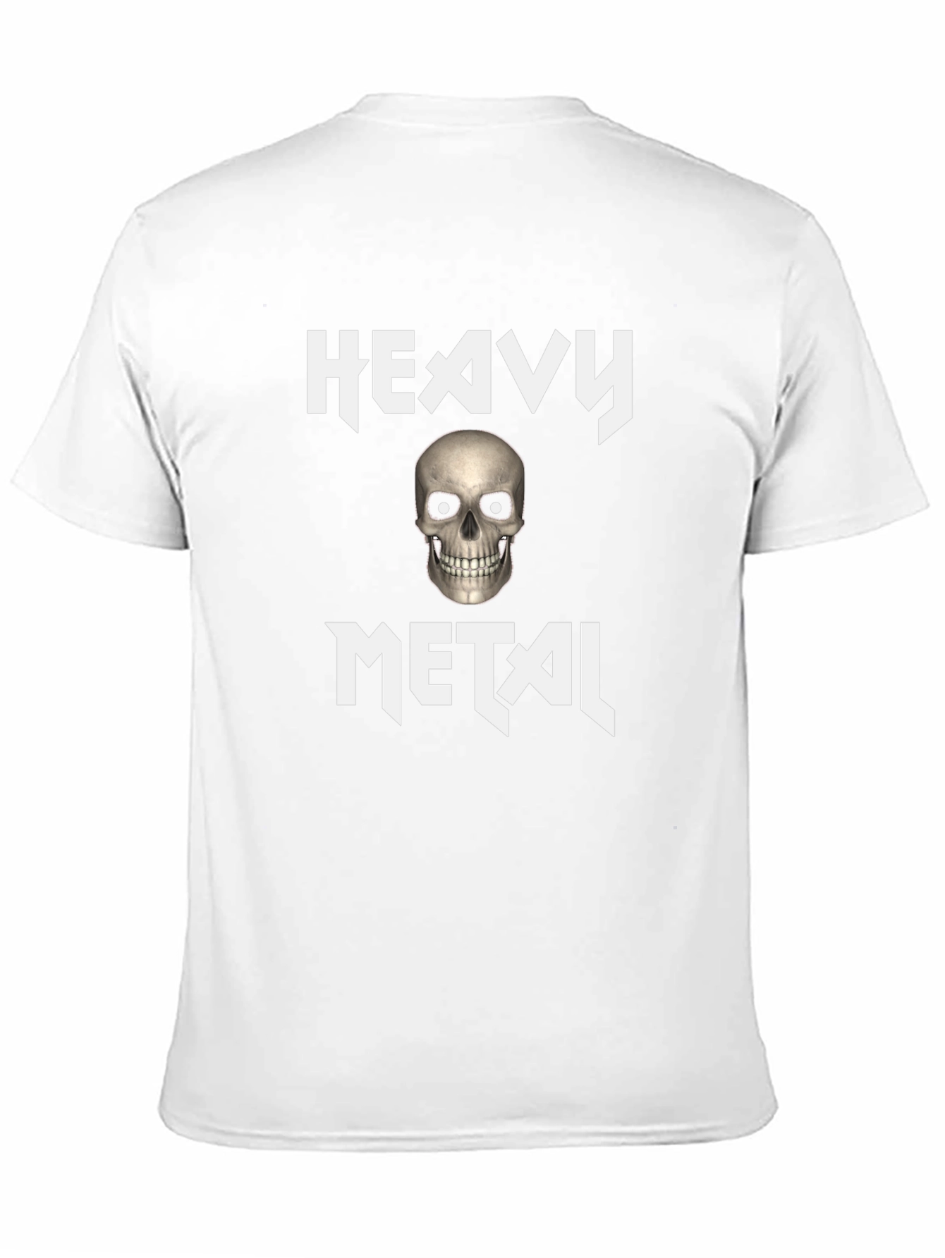 Heavy Metal Skull Graphic Tee - Rocker Style
