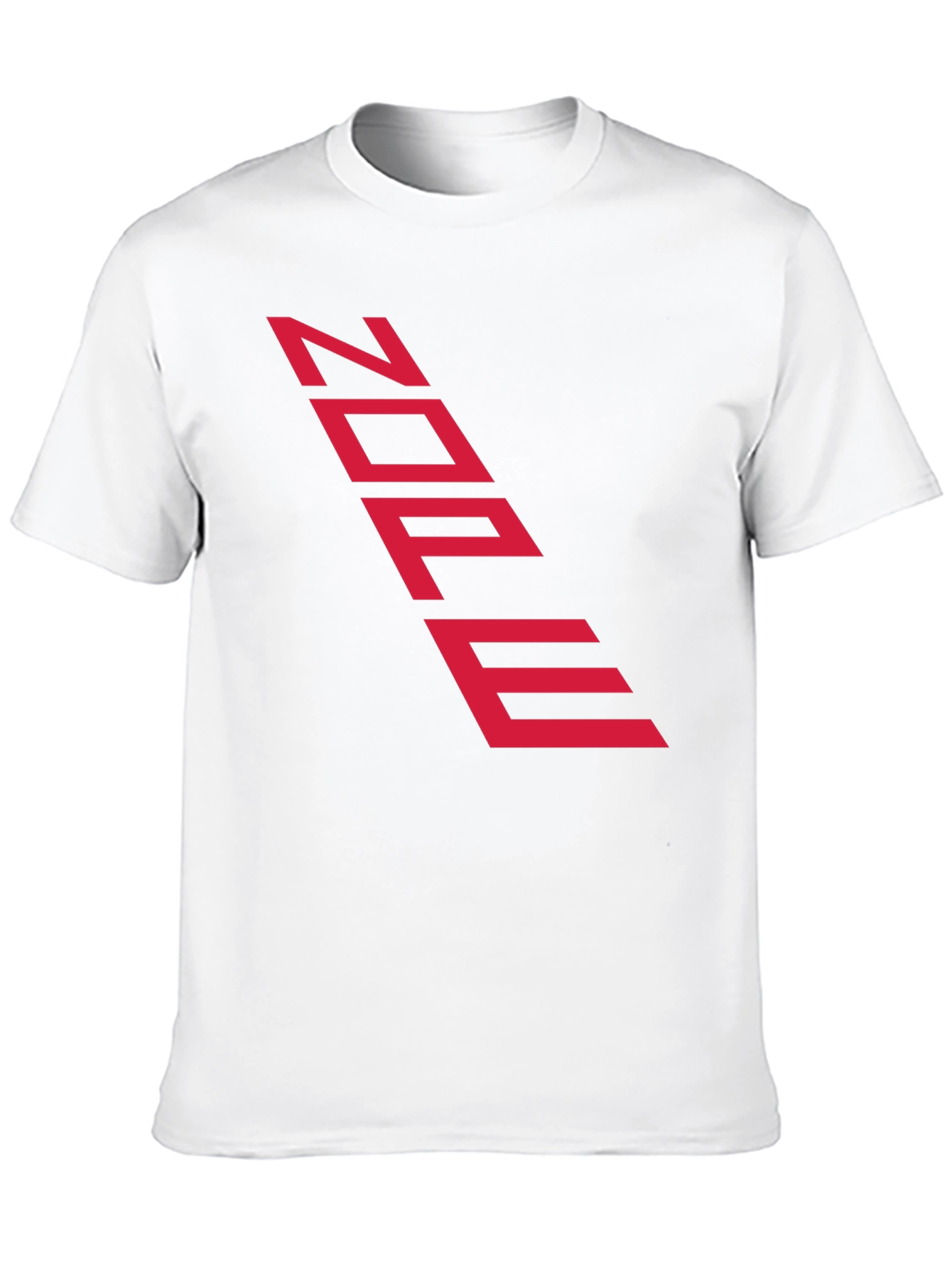 Edgy Black Tee with Futuristic Red Text